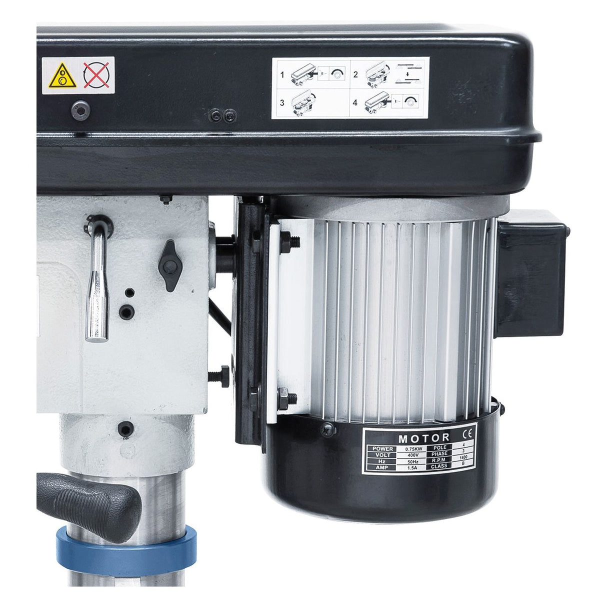 BERNARDO Säulenbohrmaschine mit Keilriemenantrieb – Modell SB 25 S / 400 V