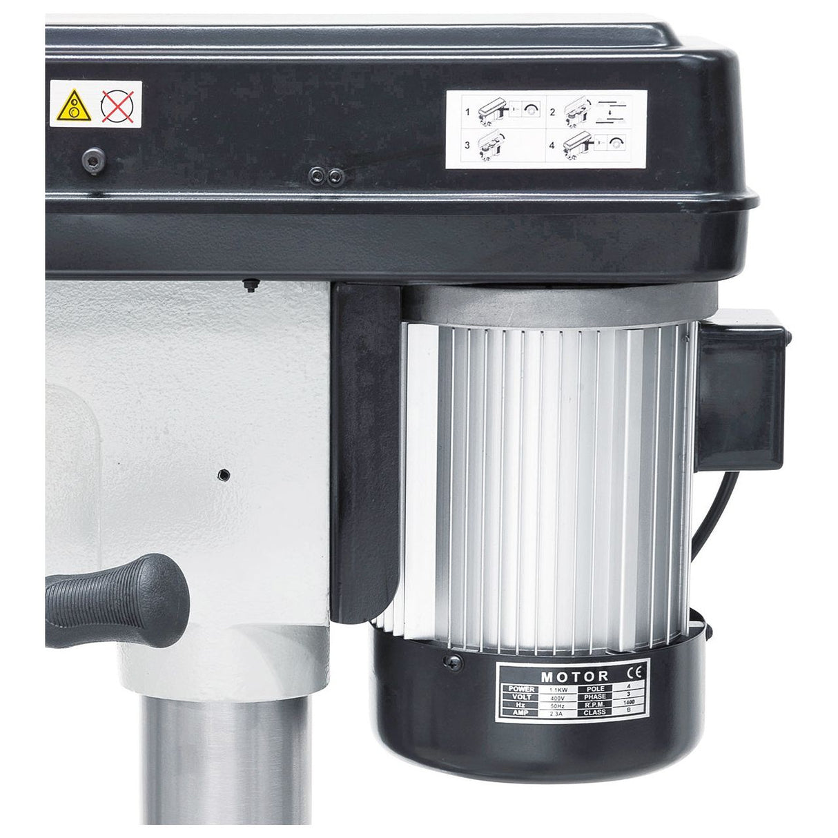 BERNARDO Säulenbohrmaschine mit Keilriemenantrieb – Modell SB 32 S / 230 V