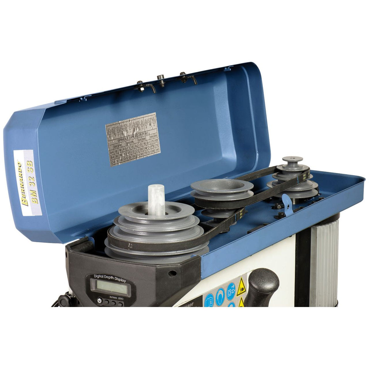 BERNARDO Säulenbohrmaschine mit Keilriemenantrieb – Modell BM 32 SB / 400 V