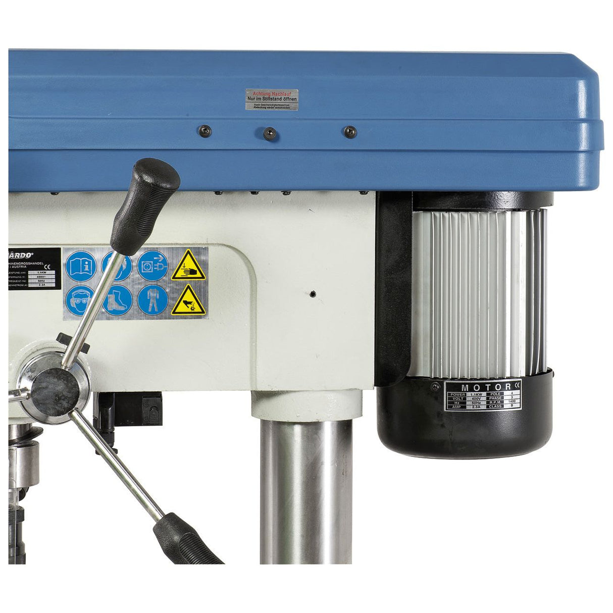 BERNARDO Säulenbohrmaschine mit Keilriemenantrieb – Modell BM 32 SB / 400 V