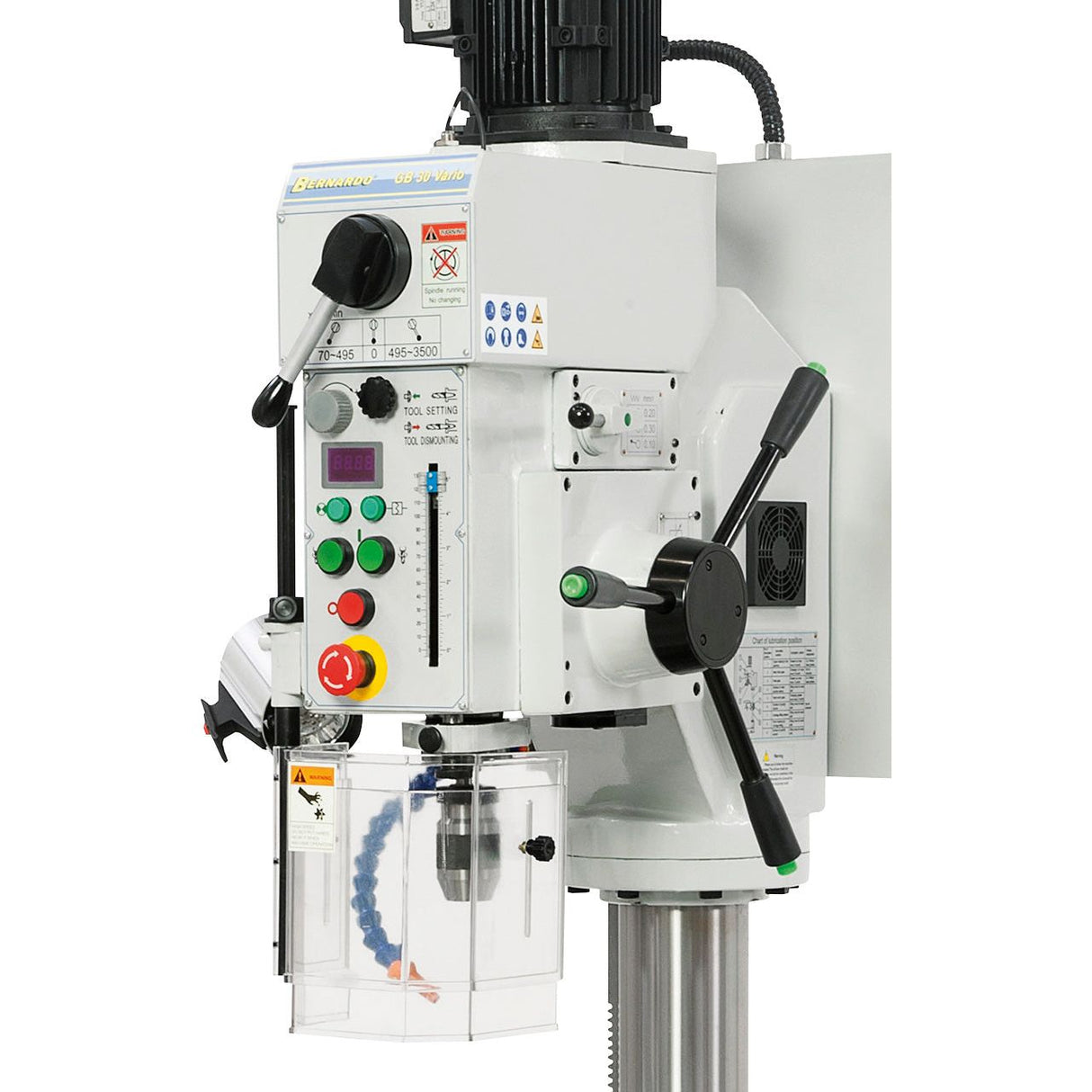 BERNARDO Getriebebohrmaschine mit stufenloser Drehzahl – Modell GB 30 Vario