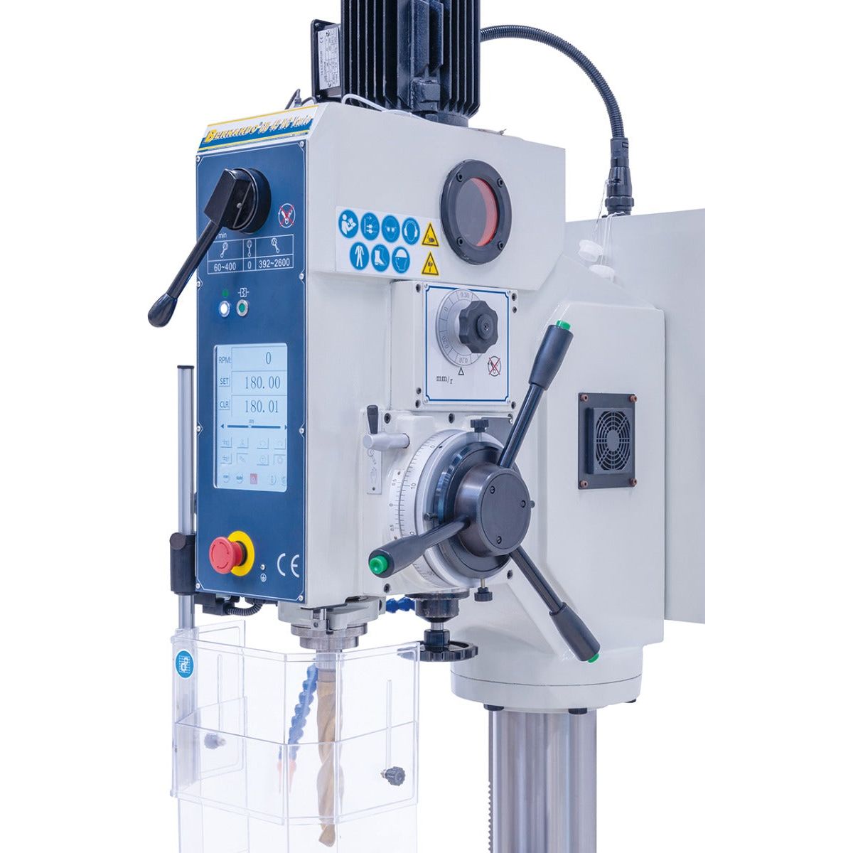 BERNARDO Getriebebohrmaschine mit stufenloser Drehzahl – Modell GB 45 NC Vario
