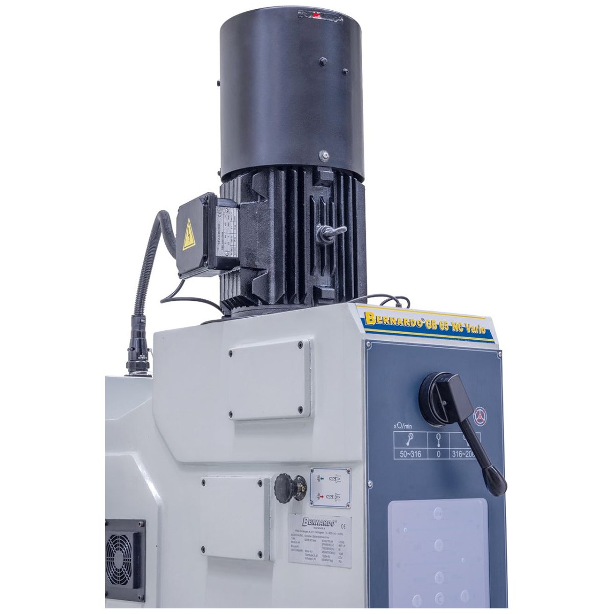BERNARDO Getriebebohrmaschine mit stufenloser Drehzahl – Modell GB 65 NC Vario
