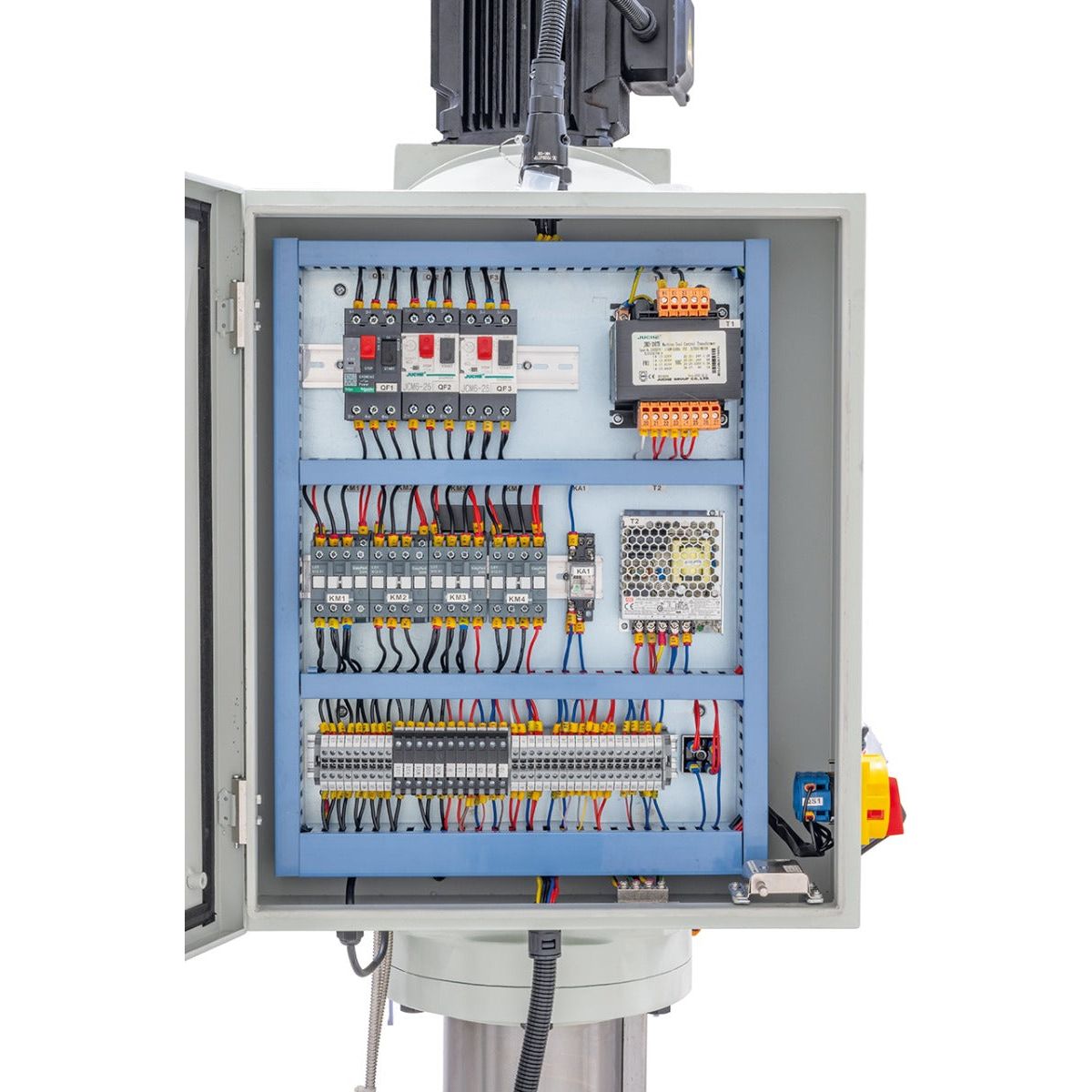 BERNARDO Getriebebohrmaschine mit stufenloser Drehzahl – Modell GB 55 SK NC Vario mit Kreuztisch *