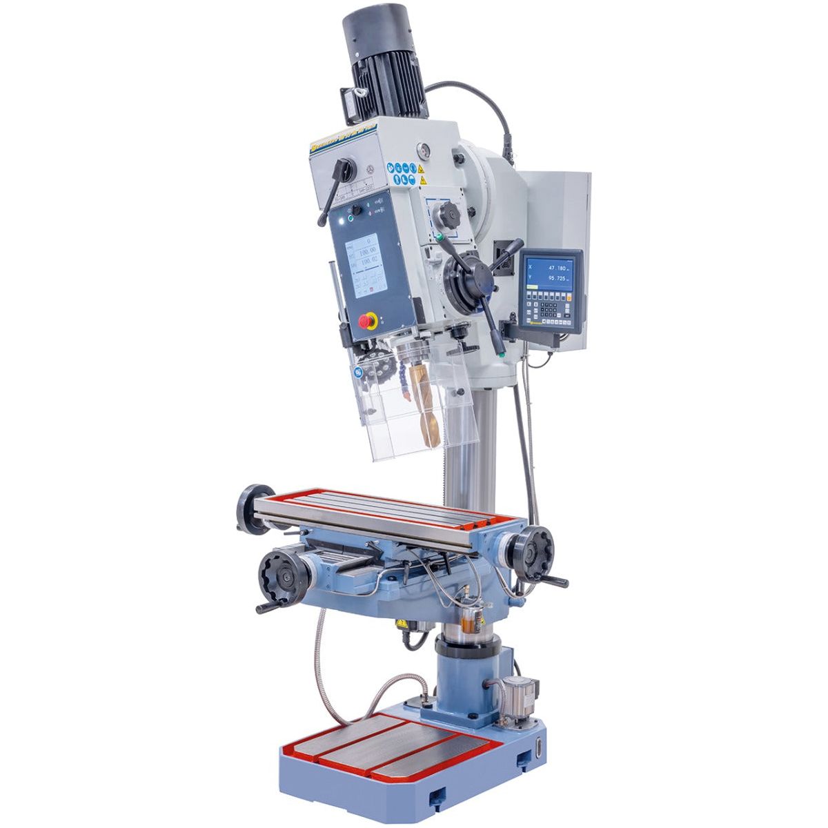 BERNARDO Getriebebohrmaschine mit stufenloser Drehzahl – Modell GB 55 SK NC Vario mit Kreuztisch *