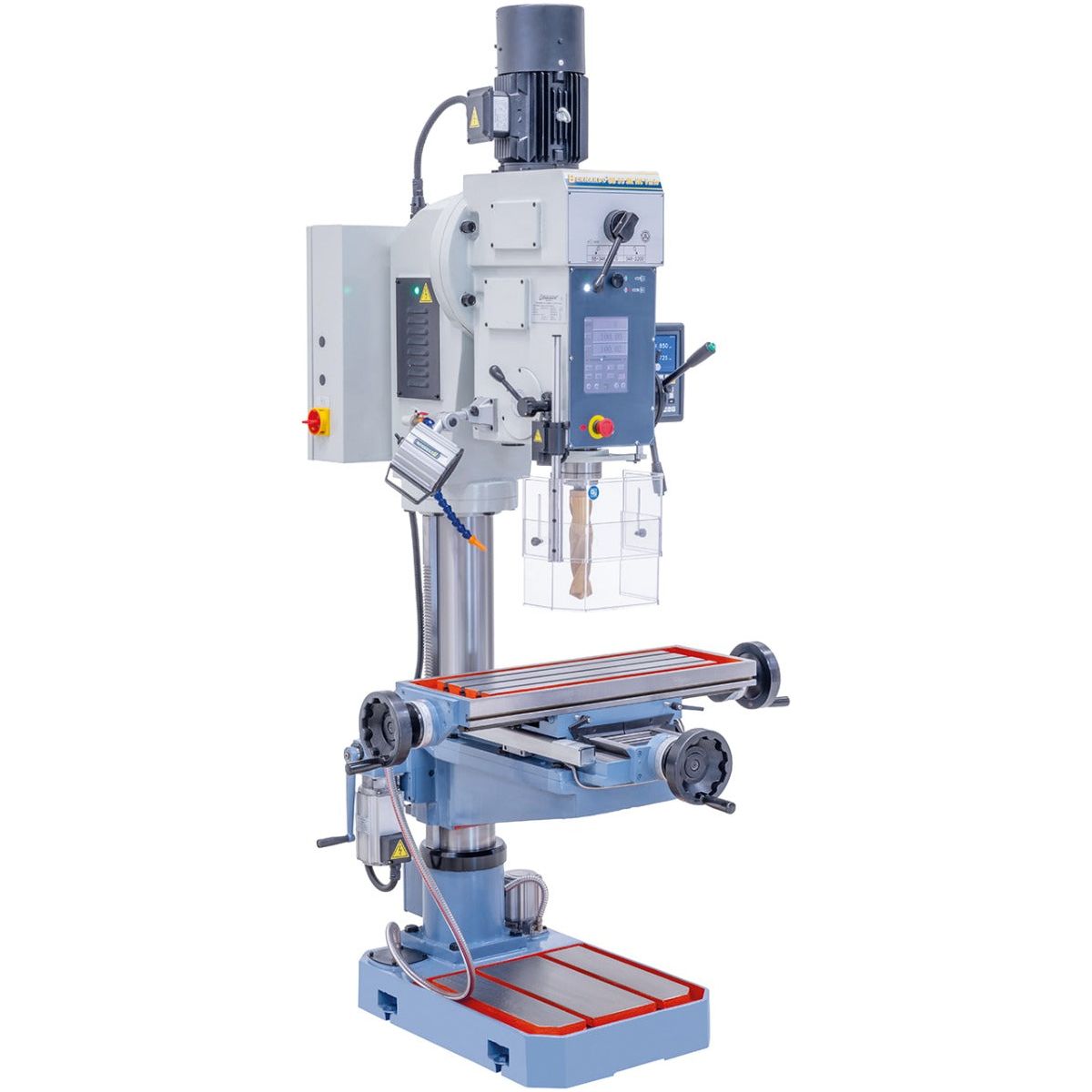 BERNARDO Getriebebohrmaschine mit stufenloser Drehzahl – Modell GB 55 SK NC Vario mit Kreuztisch *