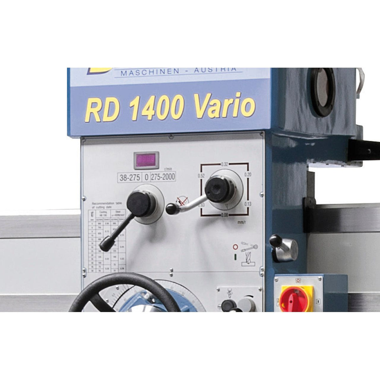 BERNARDO Radial- und Schnellradialbohrmaschine – Modell RD 1400 x 50 Vario