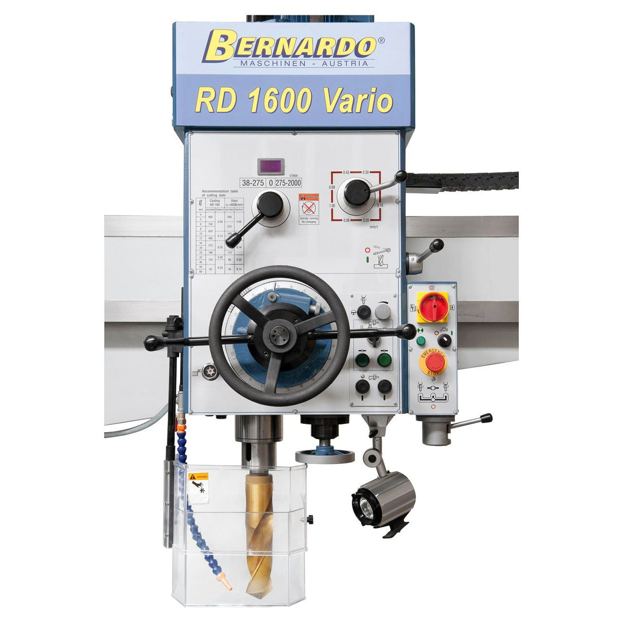 BERNARDO Radial- und Schnellradialbohrmaschine – Modell RD 1600 x 60 Vario