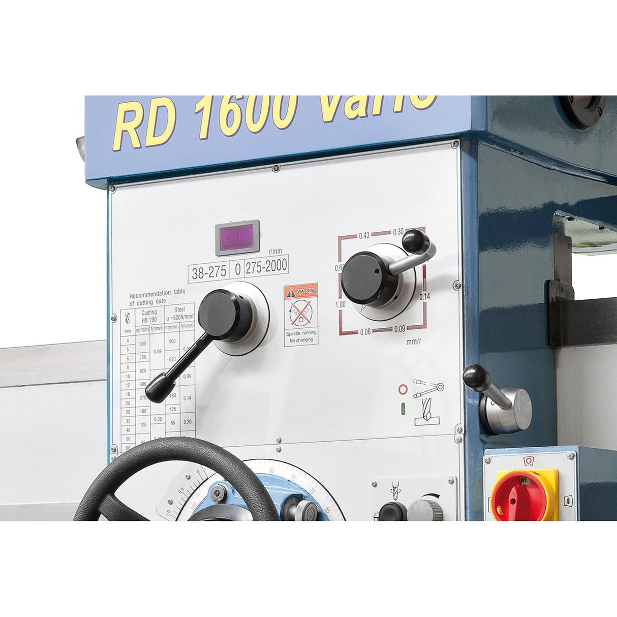 BERNARDO Radial- und Schnellradialbohrmaschine – Modell RD 1600 x 60 Vario
