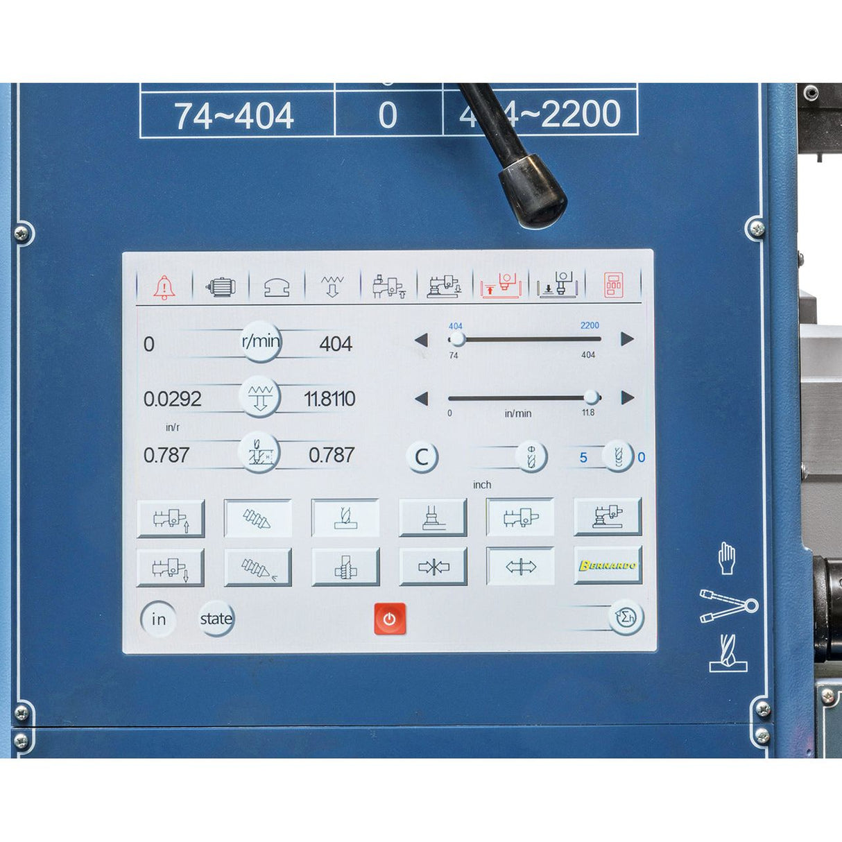 BERNARDO Radial- und Schnellradialbohrmaschine – Modell RD 1300 NC Vario