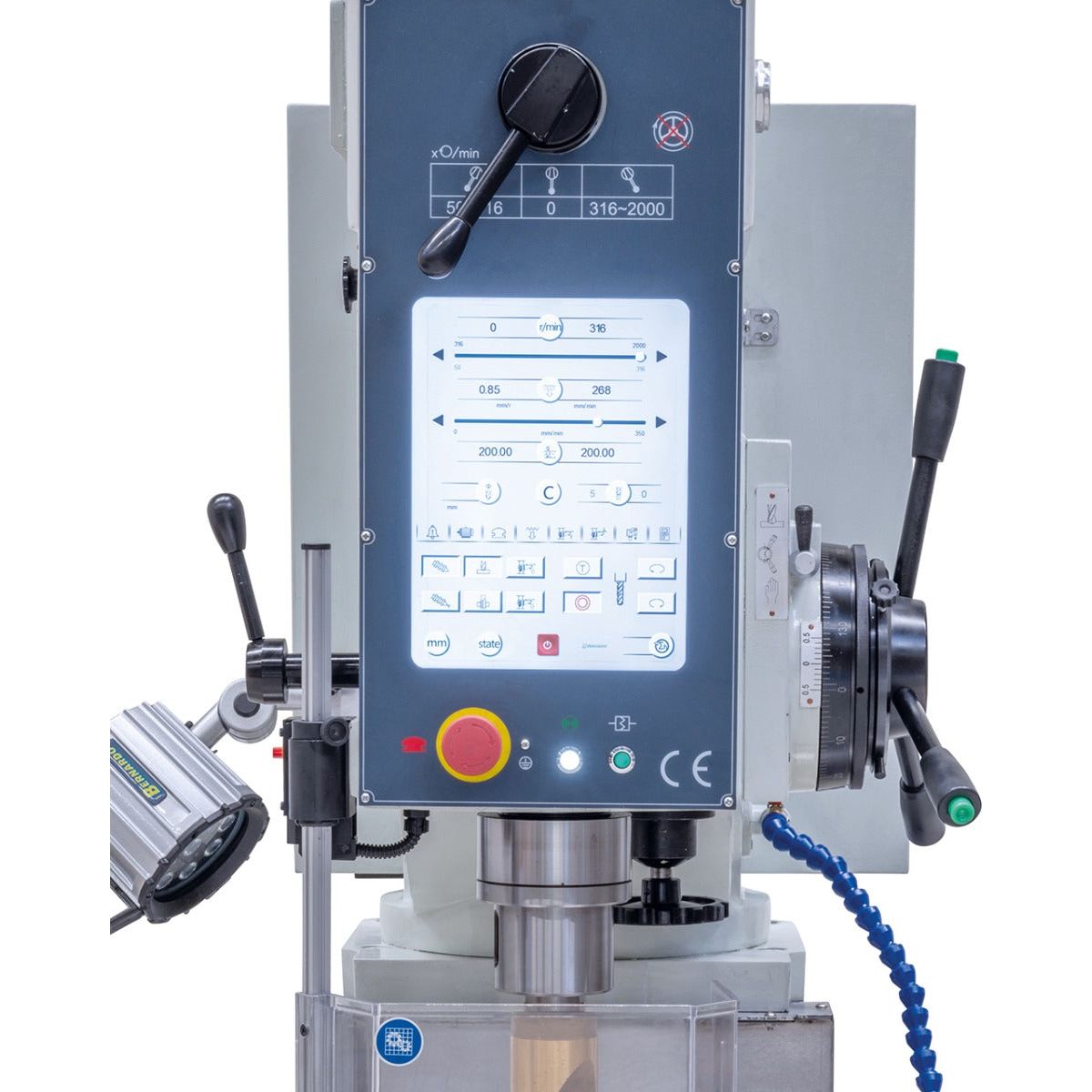 BERNARDO Kastenständerbohrmaschine – Modell KBM 65 NC Vario