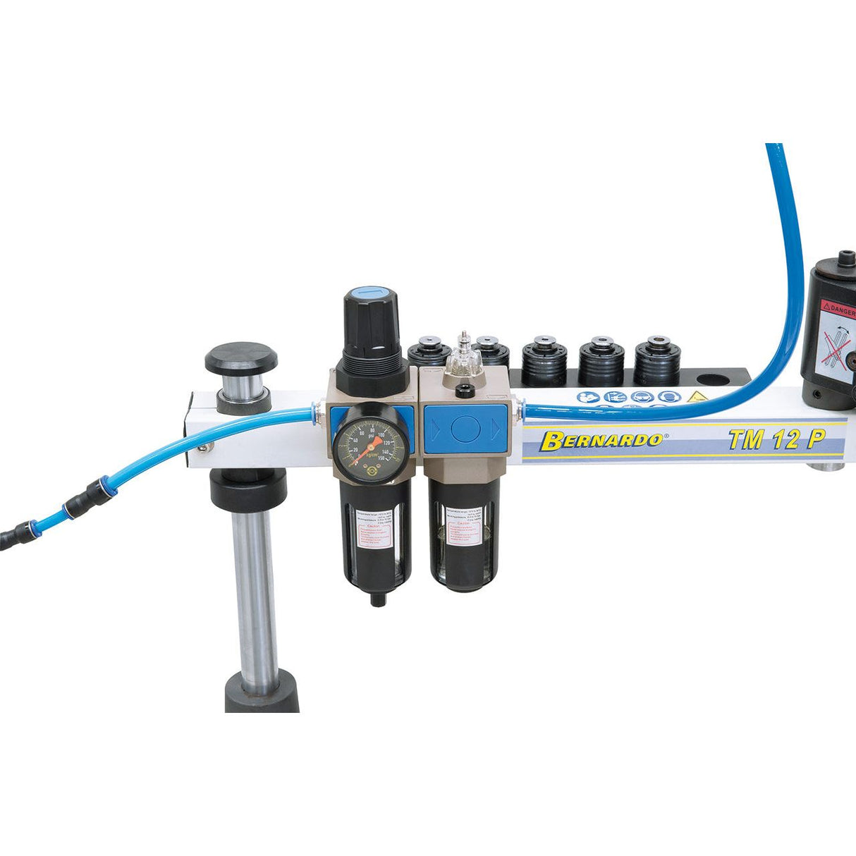 BERNARDO Pneumatische Gewindeschneidmaschine – Modell TM 12 P / R 1000