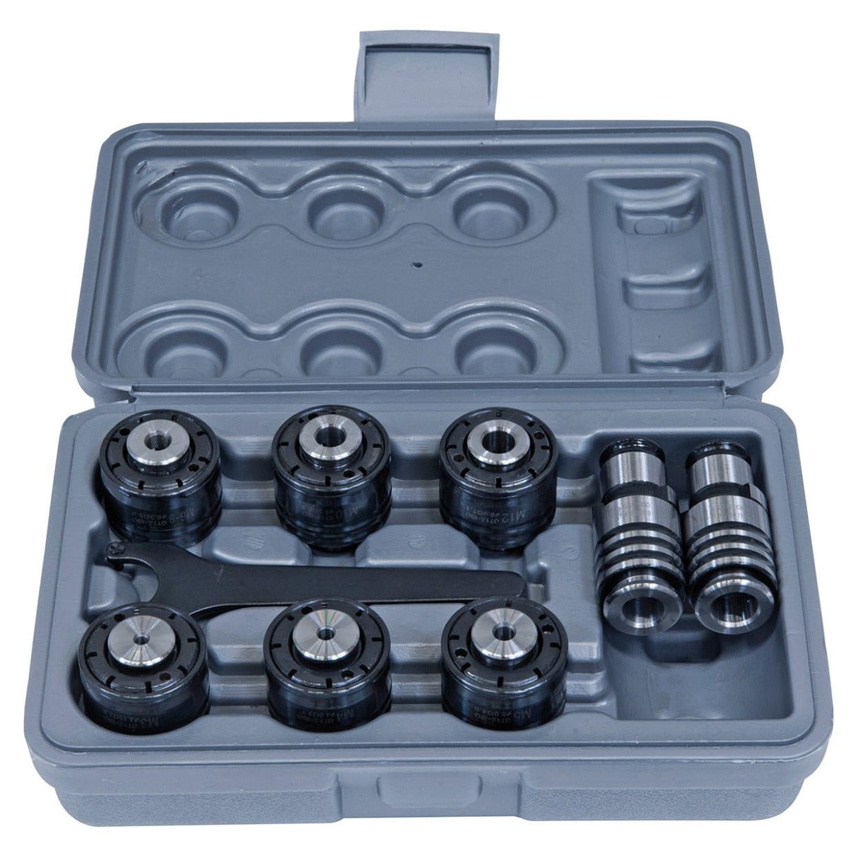 BERNARDO Zubehör für Gewindeschneidmaschine – Modell Schnellwechselfutter-Set M3 - M16, GT 12