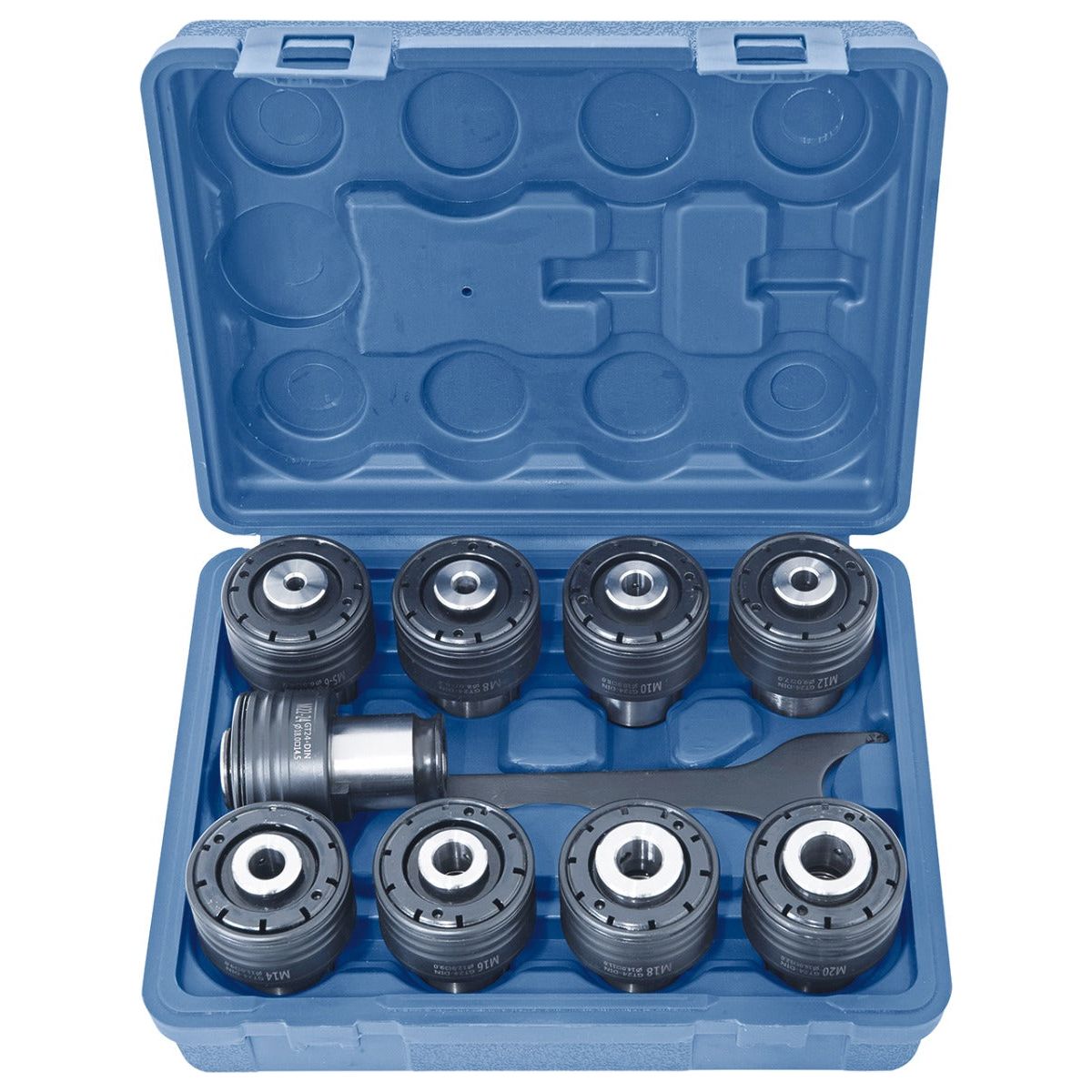 BERNARDO Zubehör für Gewindeschneidmaschine – Modell Schnellwechselfutter-Set M6 - M24, GT 24