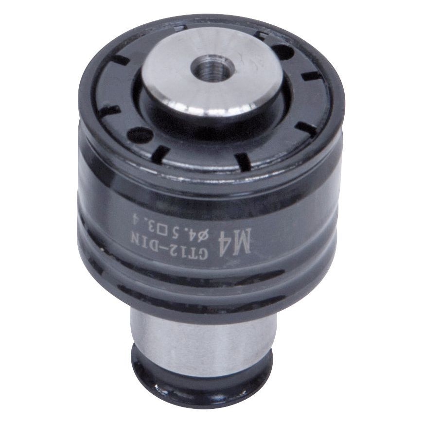 BERNARDO Zubehör für Gewindeschneidmaschine – Modell Schnellwechselfutter 19 mm GT 12, DIN 371, M4 (4,5 x 3,4)