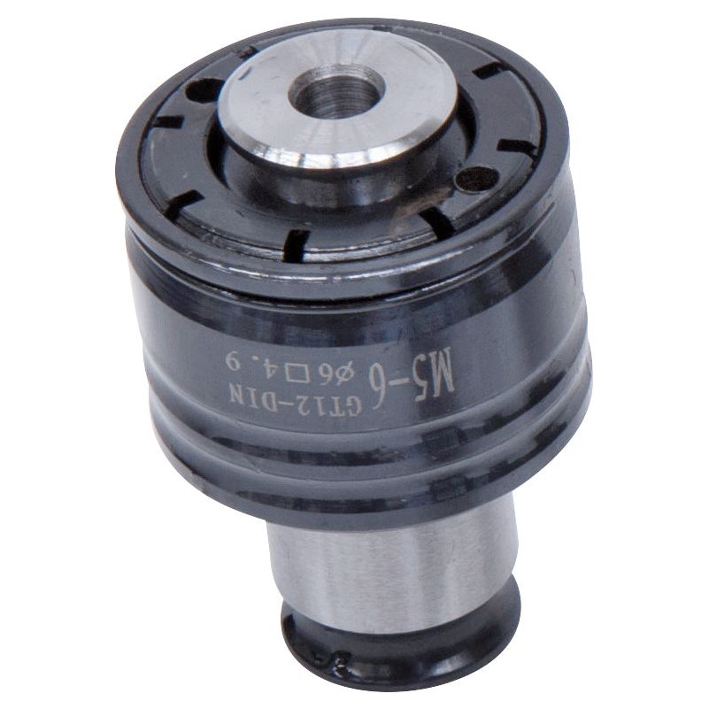 BERNARDO Zubehör für Gewindeschneidmaschine – Modell Schnellwechselfutter 19 mm GT 12, DIN 371, M5-6 (6 x 4,9)
