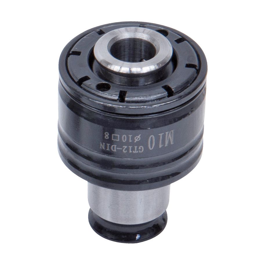 BERNARDO Zubehör für Gewindeschneidmaschine – Modell Schnellwechselfutter 19 mm GT 12, DIN 371, M10 (10 x 8)