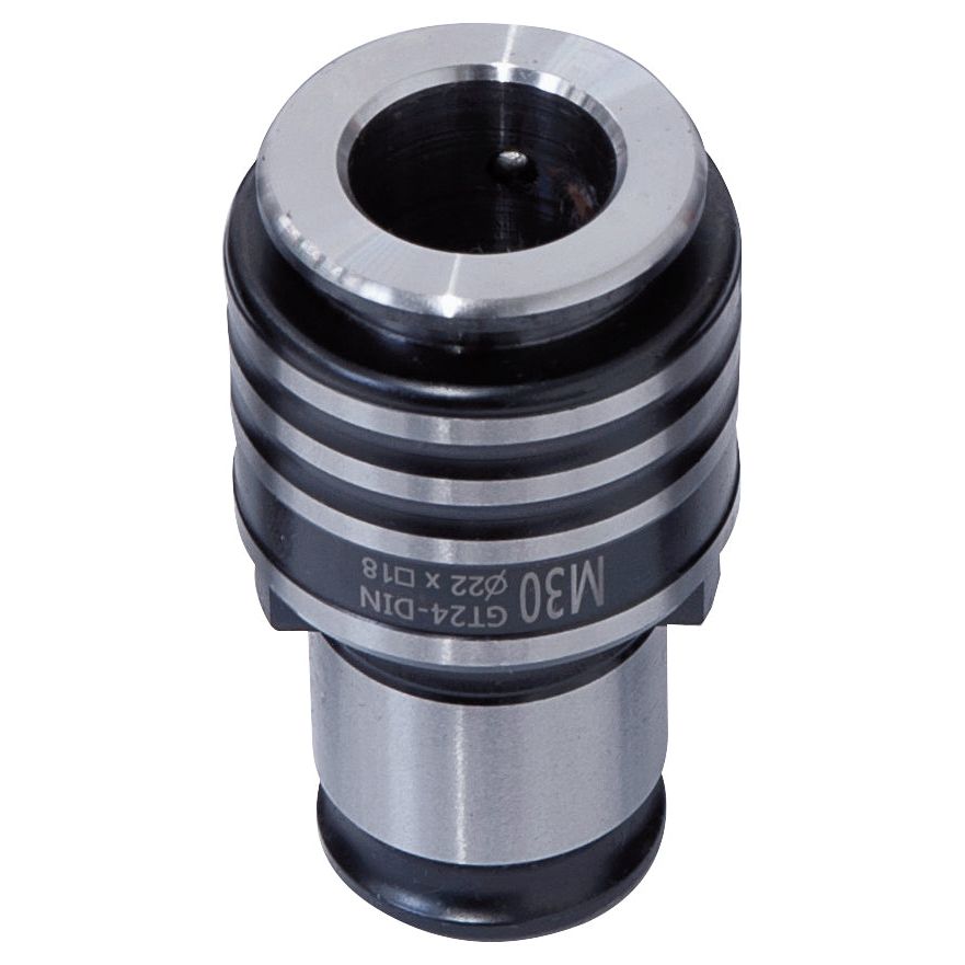 BERNARDO Zubehör für Gewindeschneidmaschine – Modell Schnellwechselfutter 31 mm GT 24, DIN 376, M30 (22 x 18)