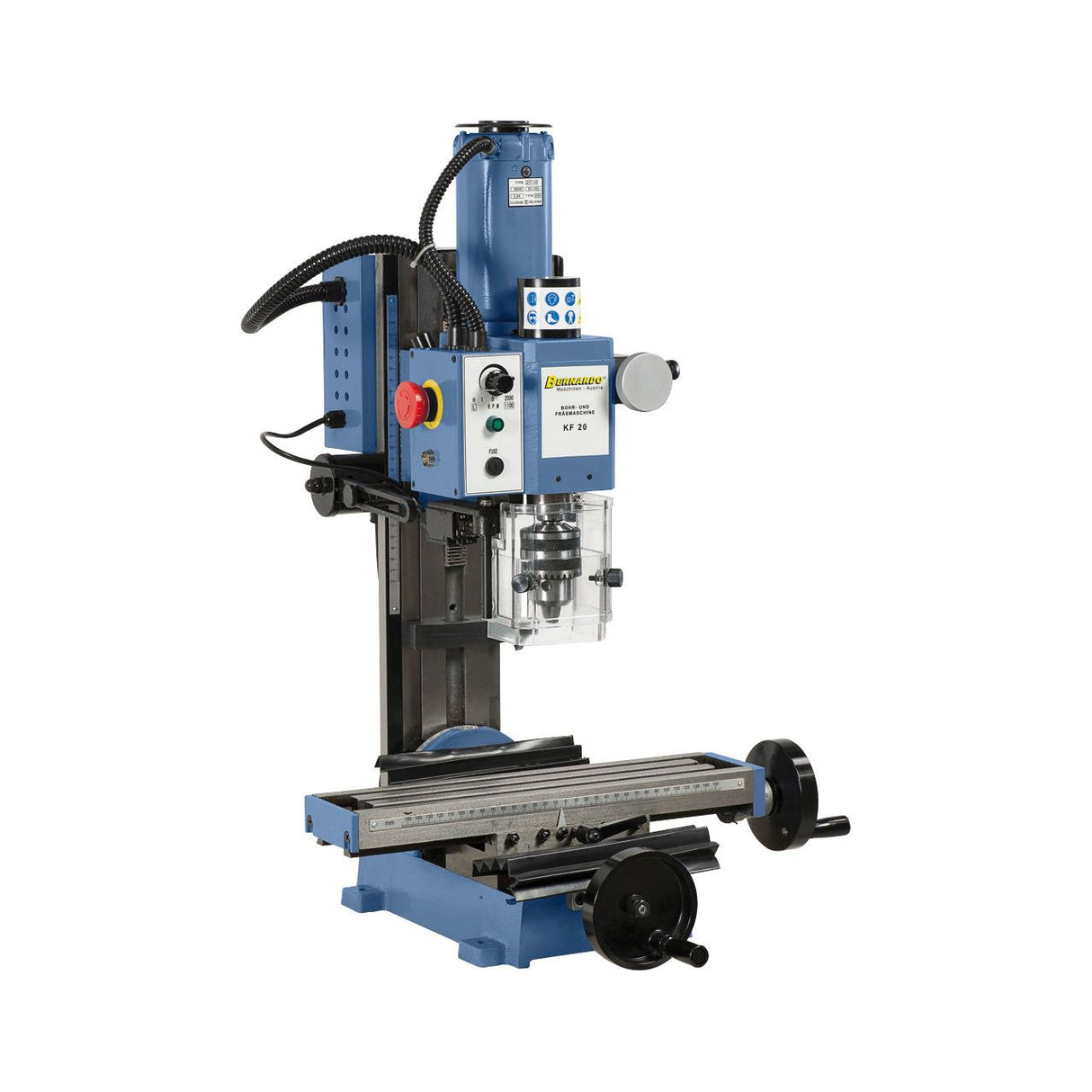 BERNARDO Bohr- und Fräsmaschine – Modell KF 20 / 230 V