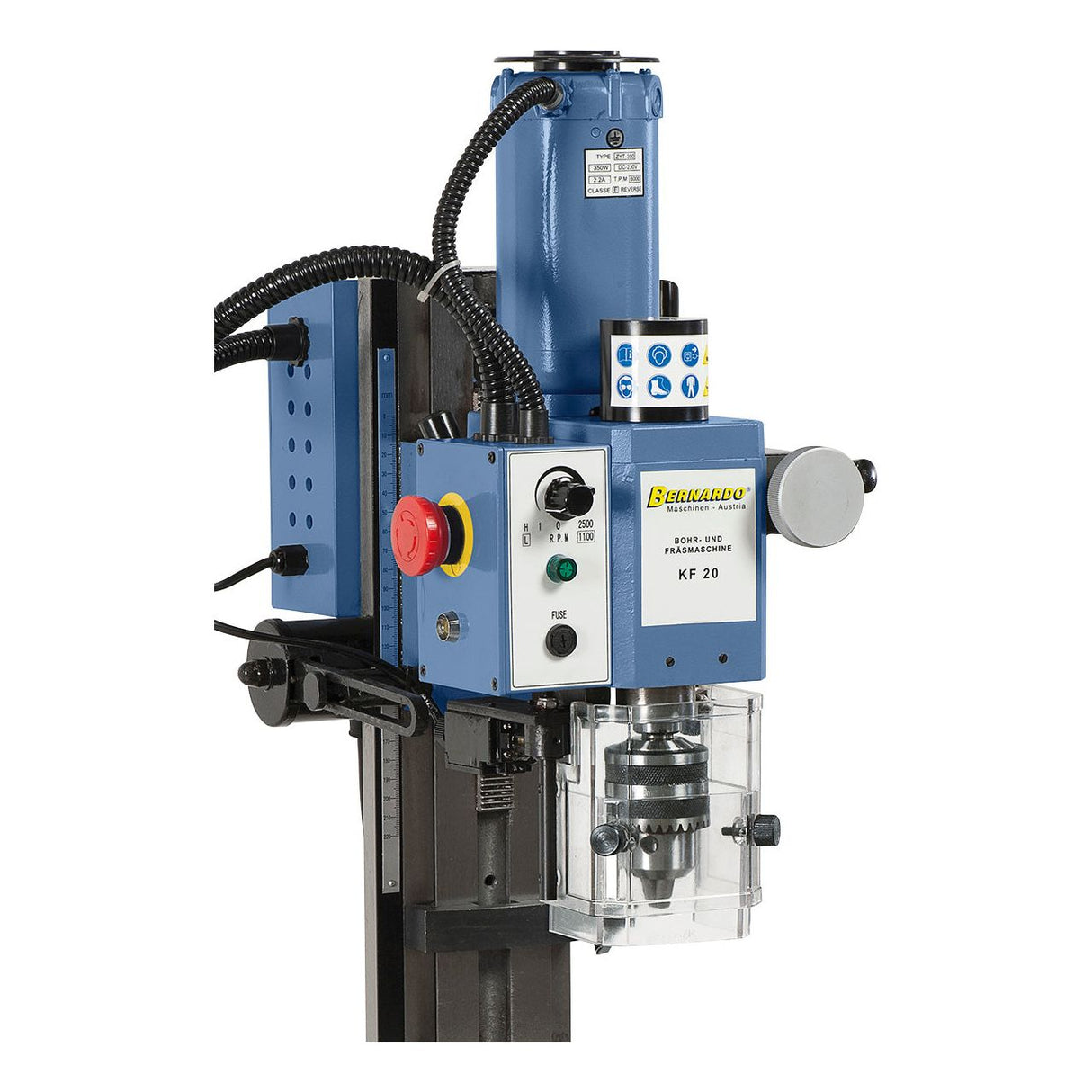 BERNARDO Bohr- und Fräsmaschine – Modell KF 20 / 230 V
