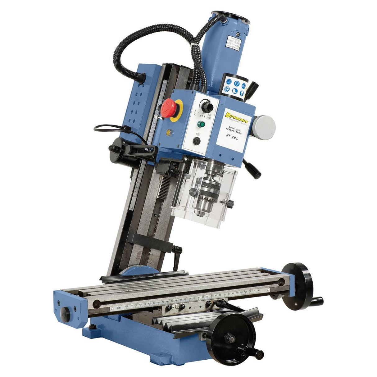 BERNARDO Bohr- und Fräsmaschine – Modell KF 20 L / 230 V