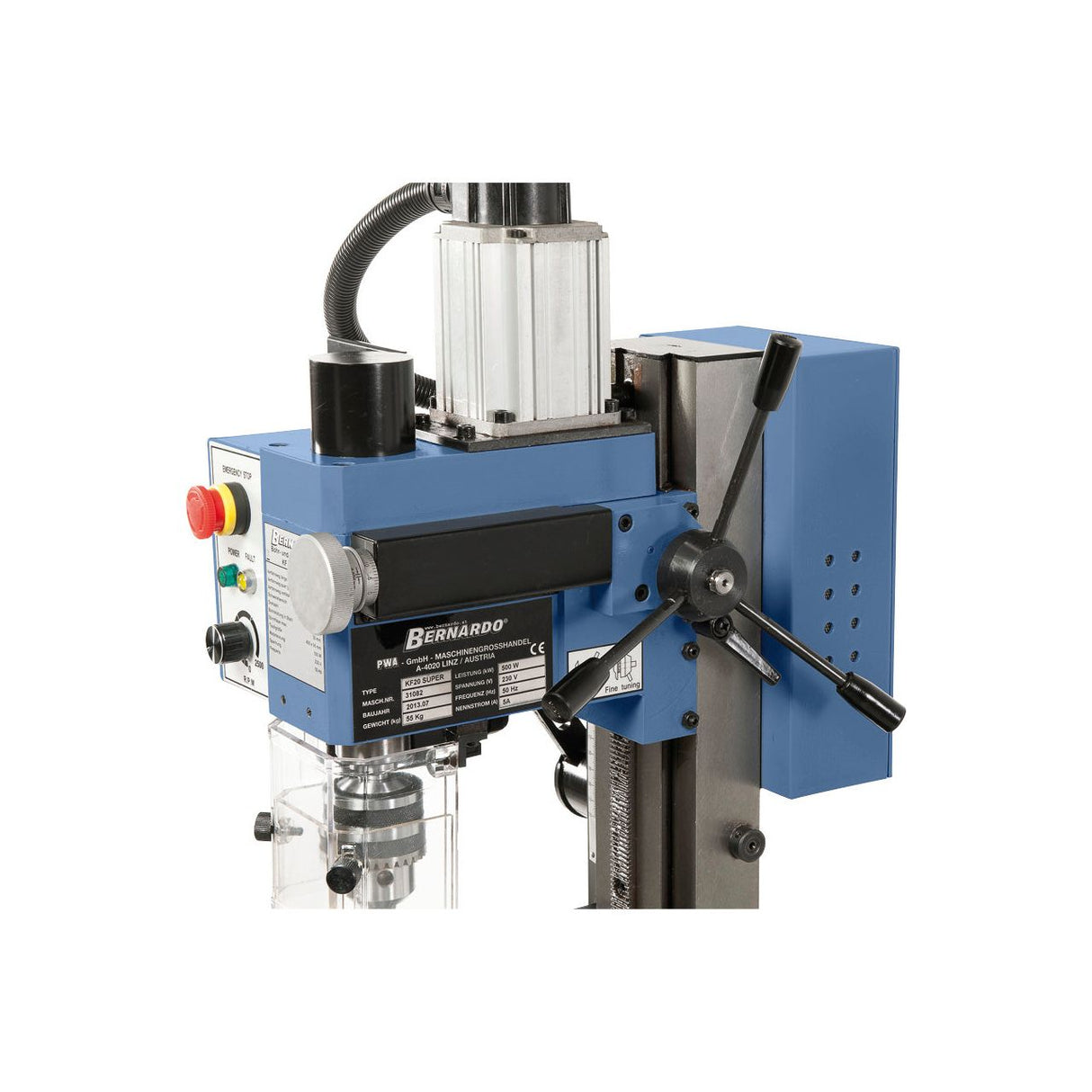 BERNARDO Bohr- und Fräsmaschine – Modell KF 20 L Super / 230 V