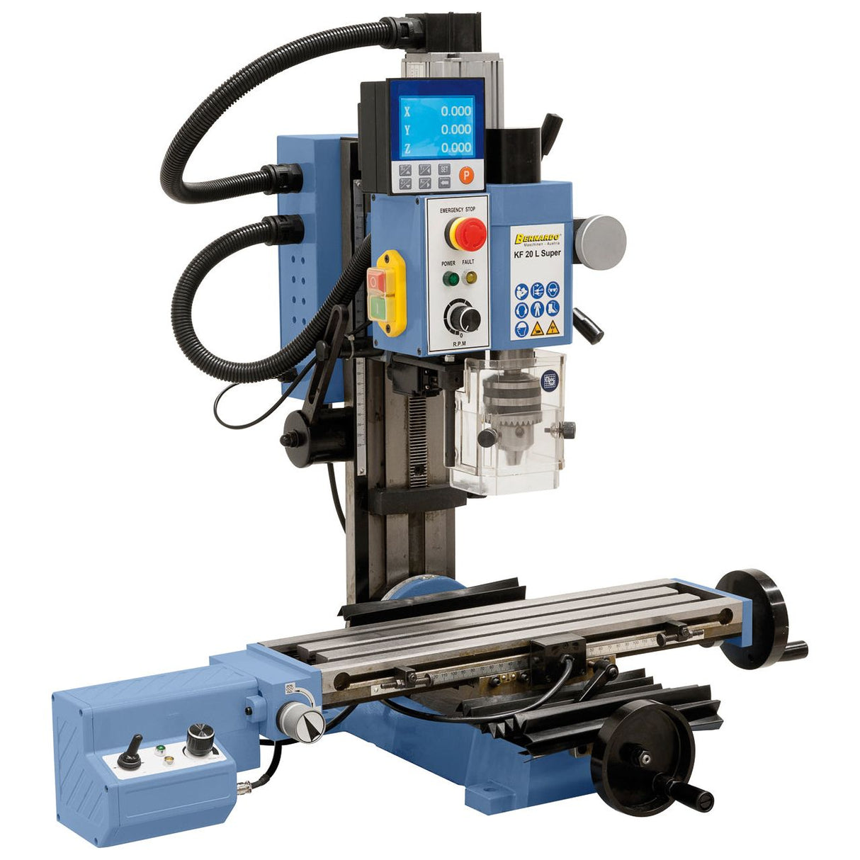 BERNARDO Bohr- und Fräsmaschine – Modell KF 20 L Super / 230 V