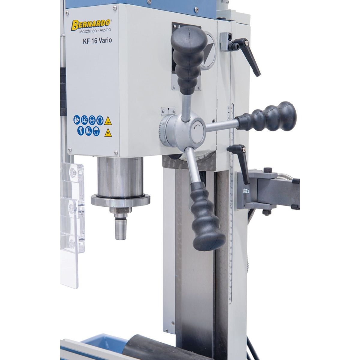 BERNARDO Bohr- und Fräsmaschine – Modell KF 16 Vario inkl. 3-Achs Digitalanzeige DT 40
