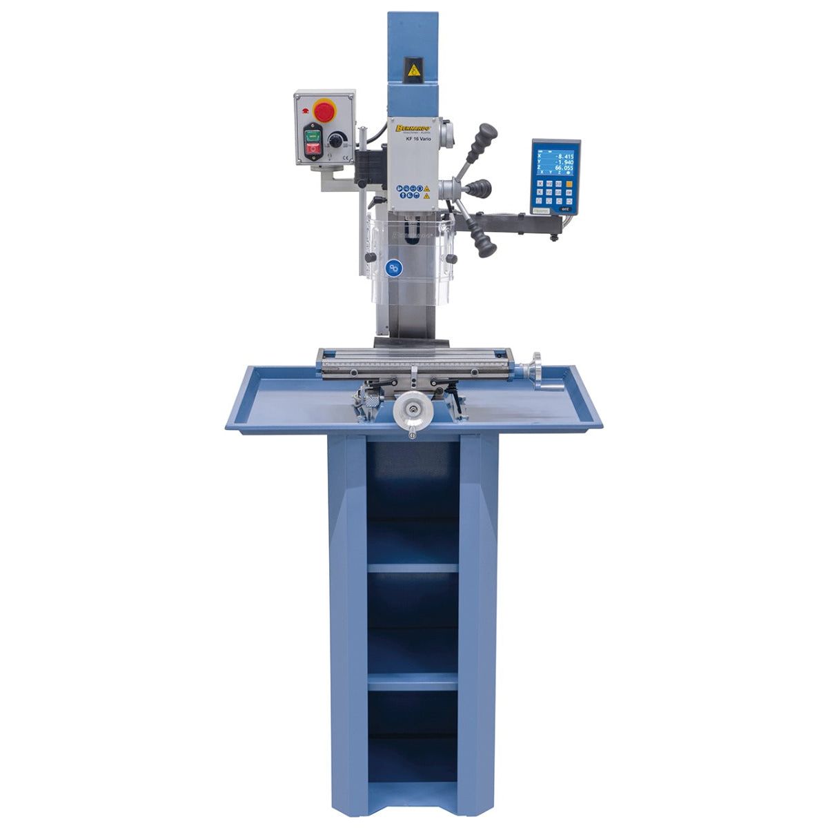 BERNARDO Bohr- und Fräsmaschine – Modell KF 16 Vario inkl. 3-Achs Digitalanzeige DT 40