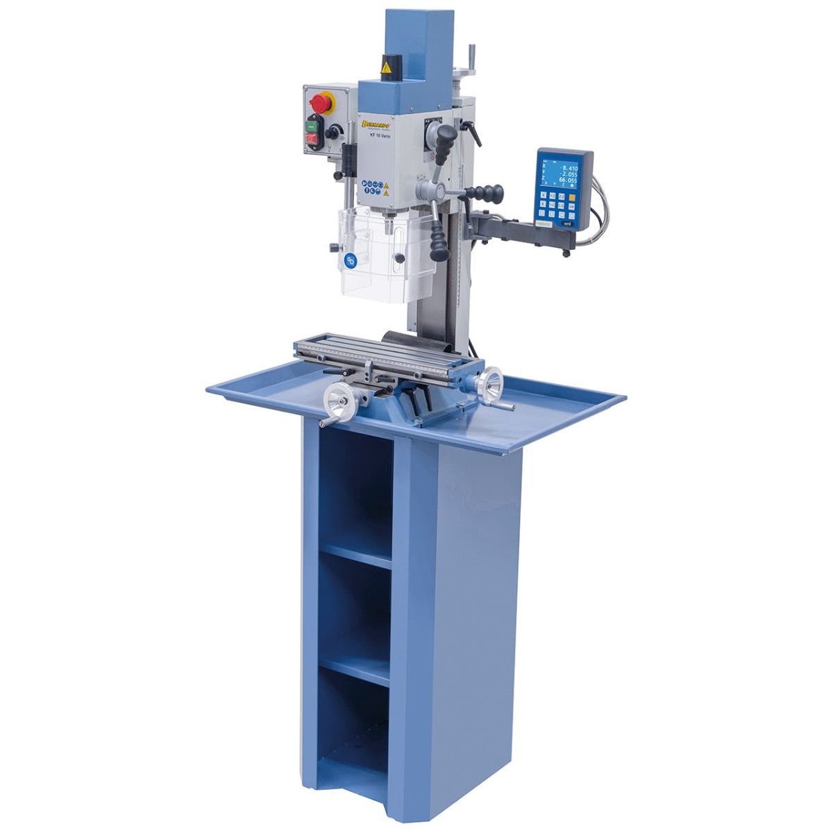 BERNARDO Bohr- und Fräsmaschine – Modell KF 16 Vario inkl. 3-Achs Digitalanzeige DT 40