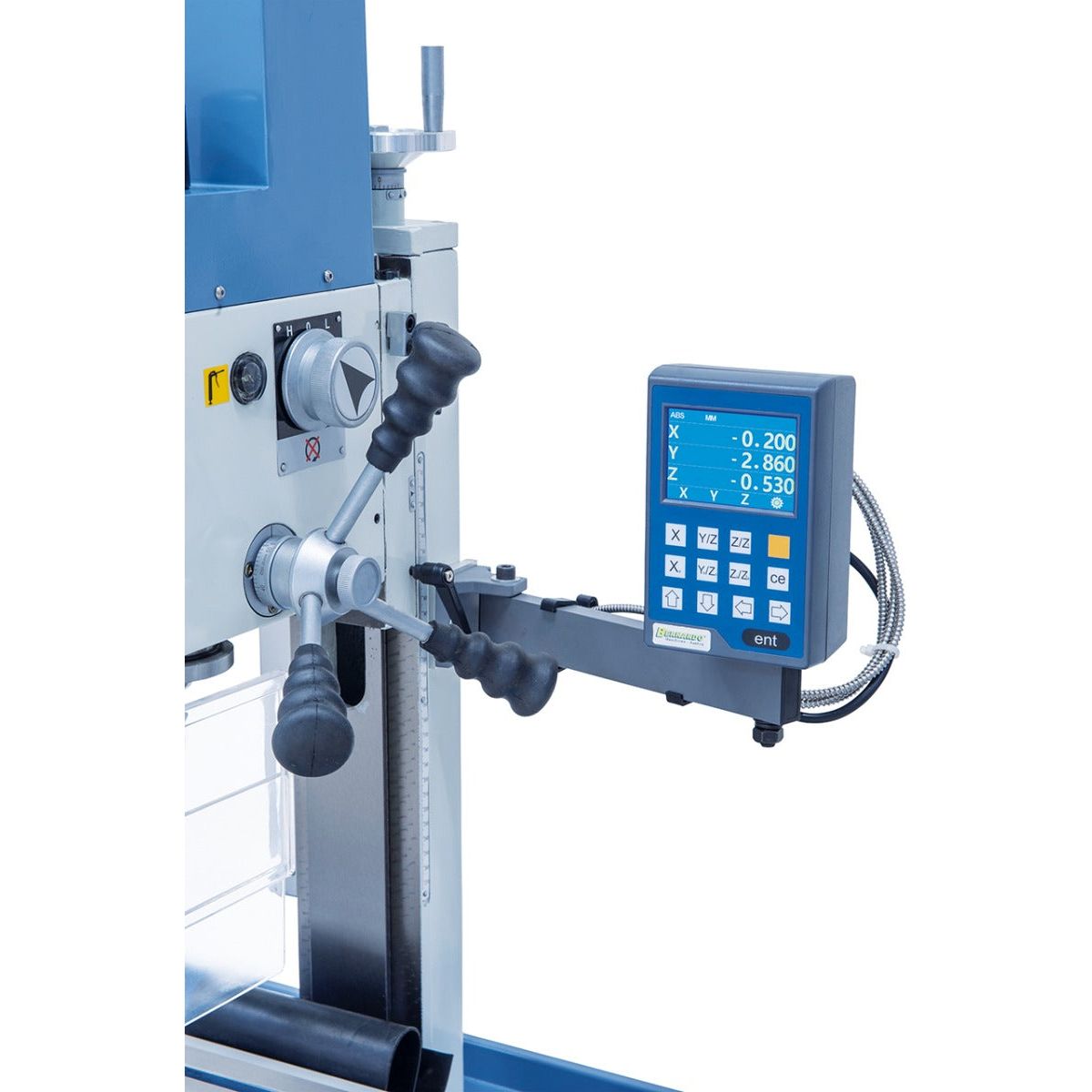BERNARDO Bohr- und Fräsmaschine – Modell KF 16 L Vario inkl. 3-Achs Digitalanzeige DT 40