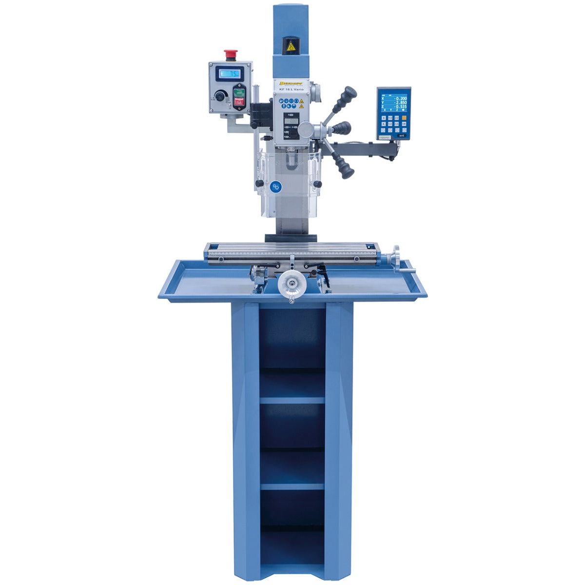 BERNARDO Bohr- und Fräsmaschine – Modell KF 16 L Vario inkl. 3-Achs Digitalanzeige DT 40