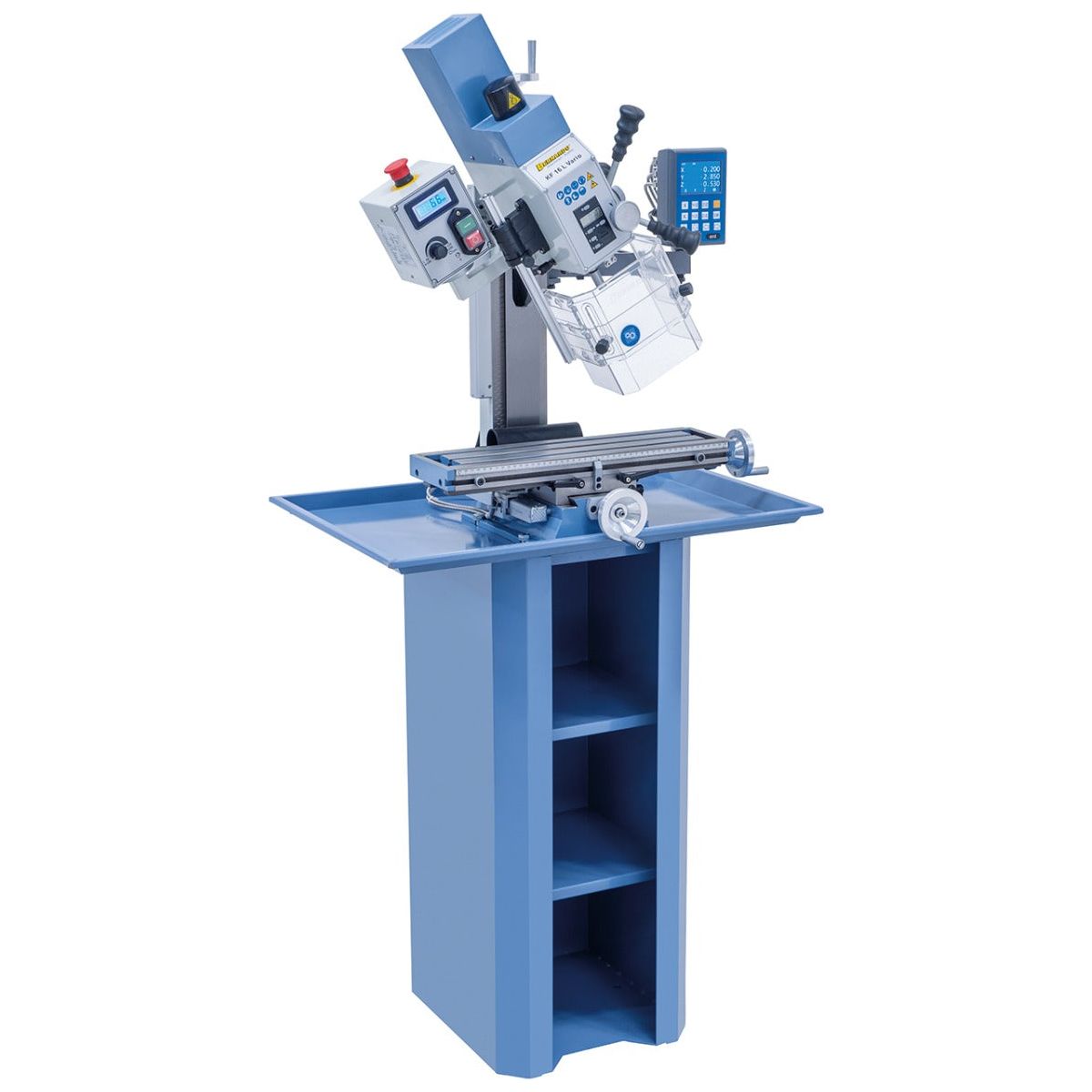 BERNARDO Bohr- und Fräsmaschine – Modell KF 16 L Vario inkl. 3-Achs Digitalanzeige DT 40