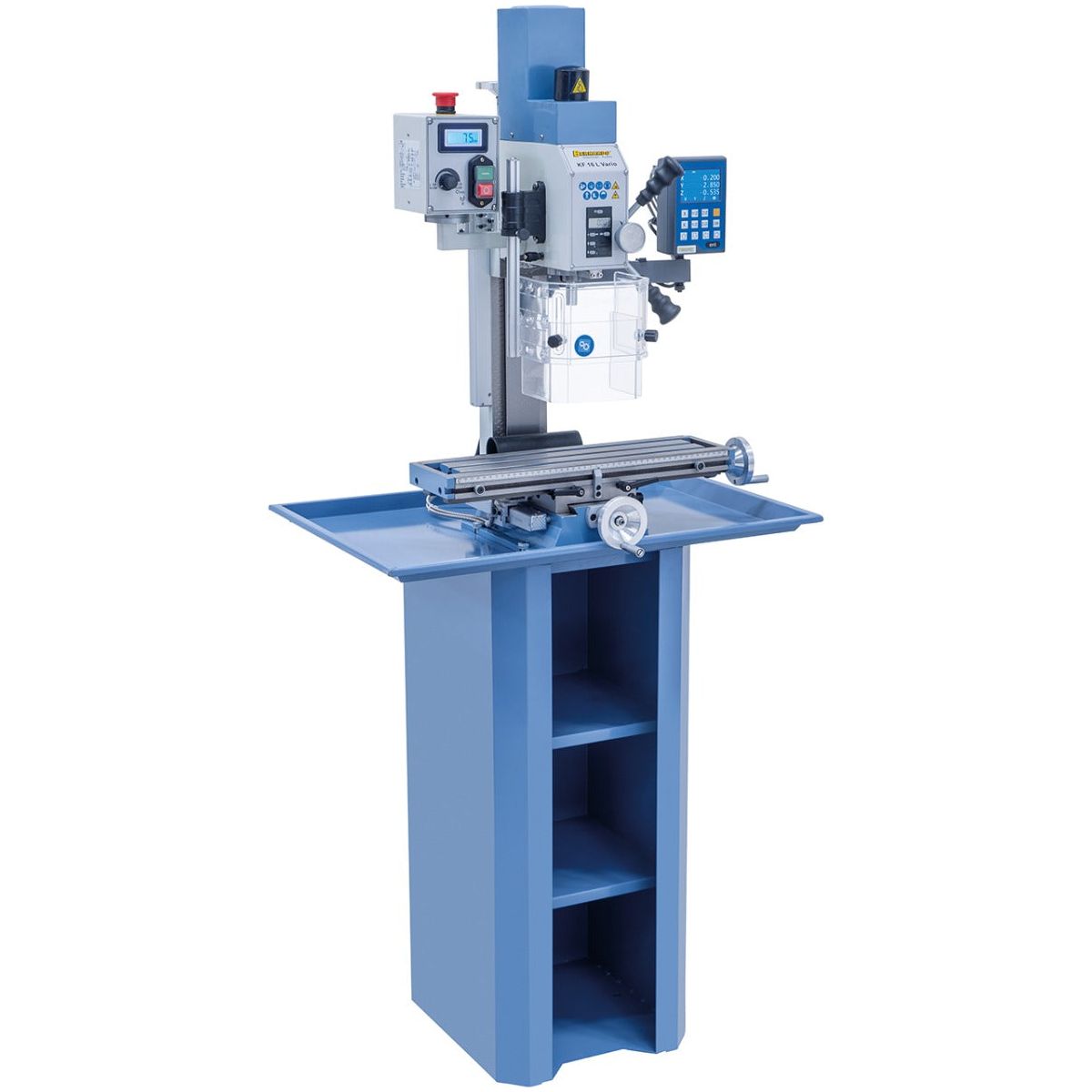 BERNARDO Bohr- und Fräsmaschine – Modell KF 16 L Vario inkl. 3-Achs Digitalanzeige DT 40