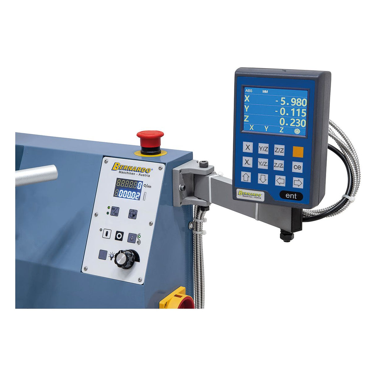 BERNARDO Bohr- und Fräsmaschine – Modell KF 18 Top inkl. 3-Achs Digitalanzeige DT 40