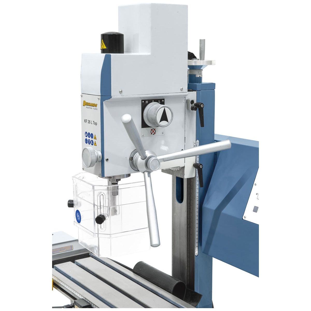 BERNARDO Bohr- und Fräsmaschine – Modell KF 26 L Top mit Vorschub