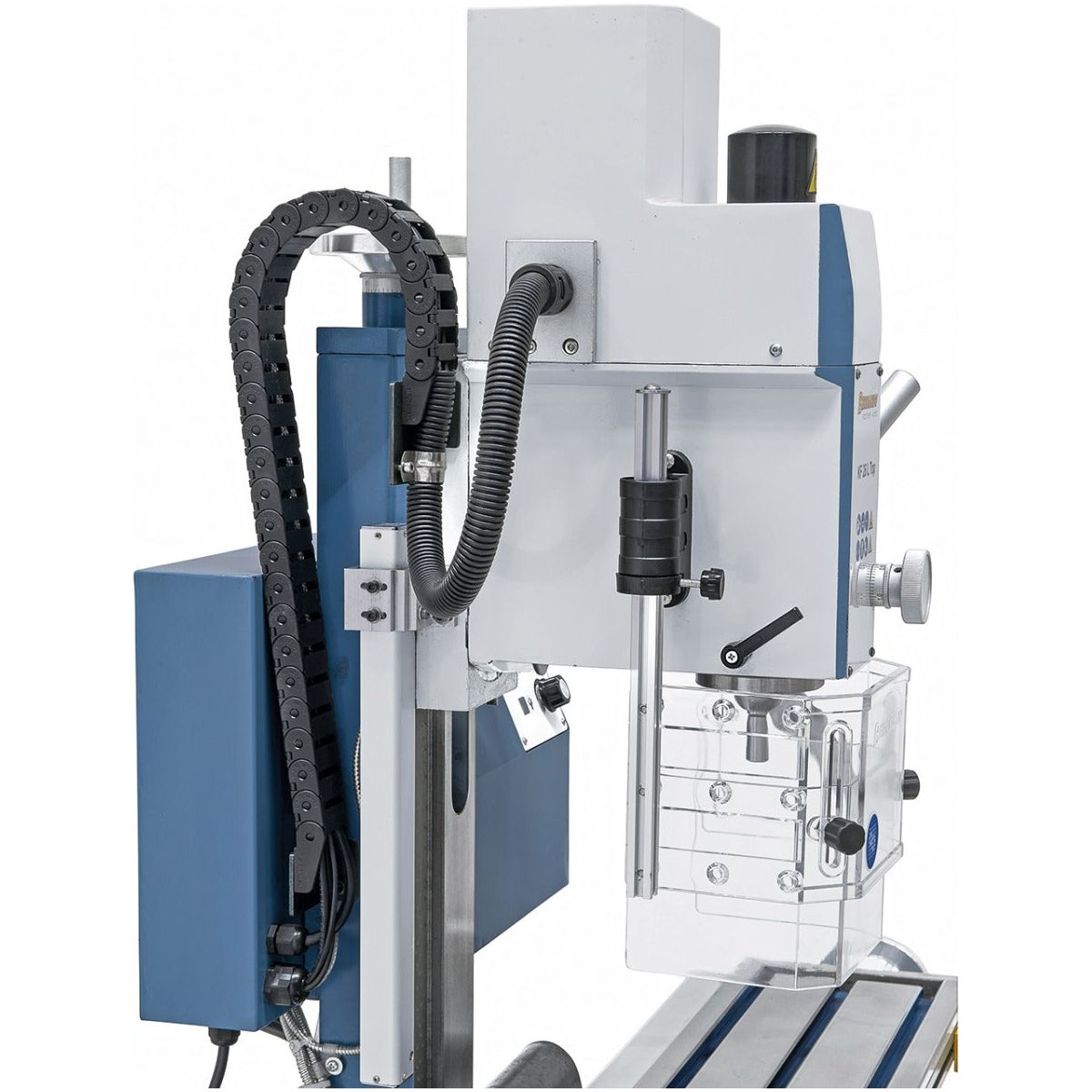 BERNARDO Bohr- und Fräsmaschine – Modell KF 26 L Top mit Vorschub inkl. 3-Achs Digitalanzeige DT 40