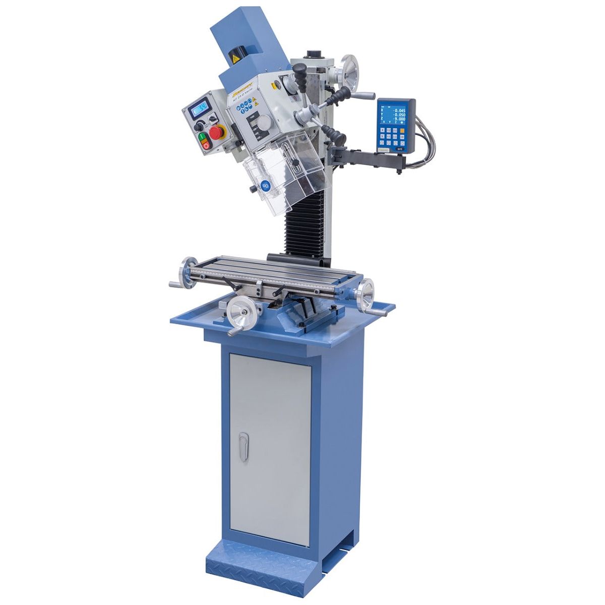 BERNARDO Bohr- und Fräsmaschine – Modell KF 25 D Vario inkl. 3-Achs Digitalanzeige DT 40