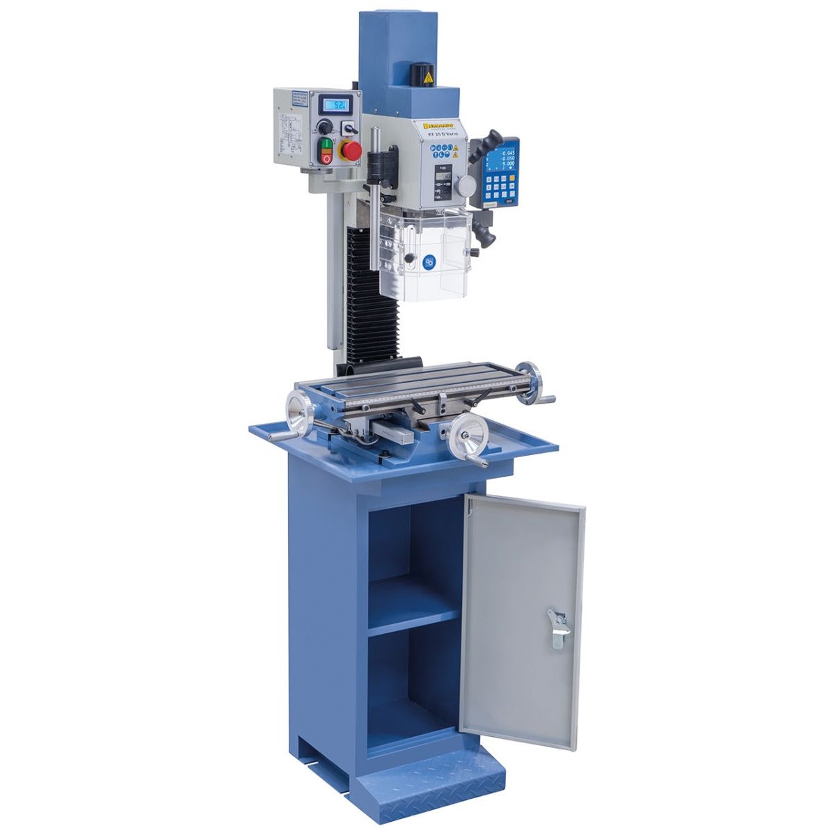 BERNARDO Bohr- und Fräsmaschine – Modell KF 25 D Vario inkl. 3-Achs Digitalanzeige DT 40