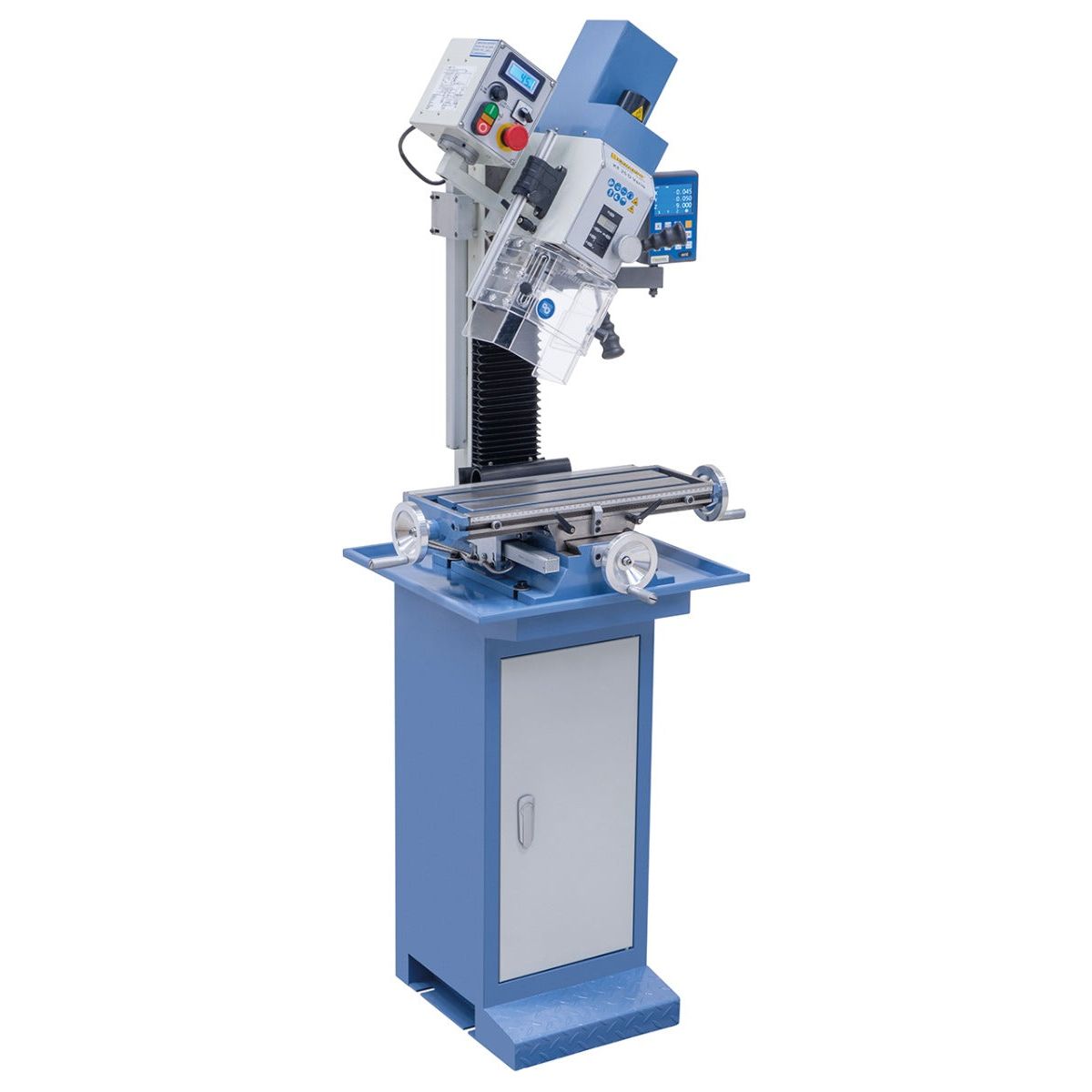 BERNARDO Bohr- und Fräsmaschine – Modell KF 25 D Vario inkl. 3-Achs Digitalanzeige DT 40