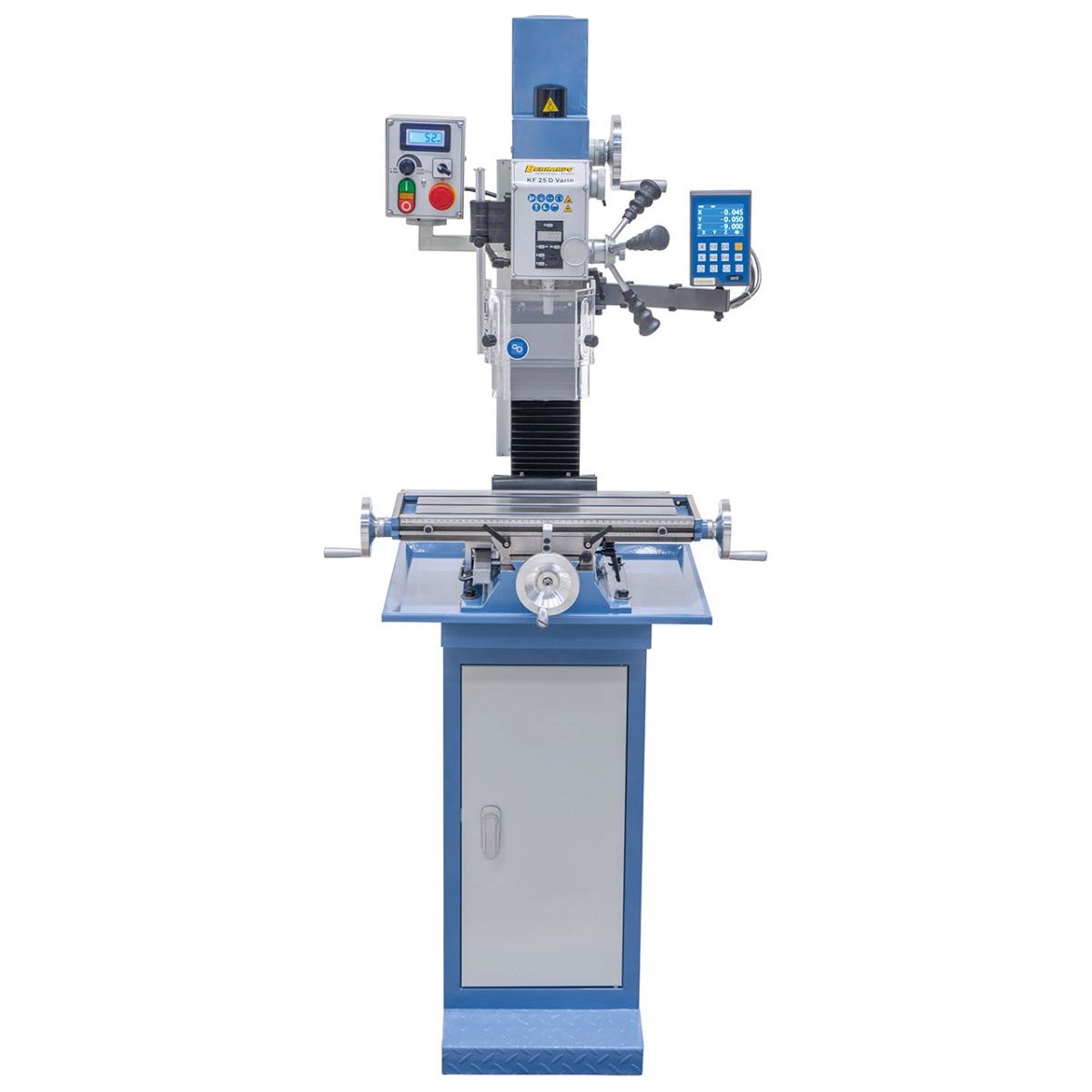 BERNARDO Bohr- und Fräsmaschine – Modell KF 25 D Vario inkl. 3-Achs Digitalanzeige DT 40