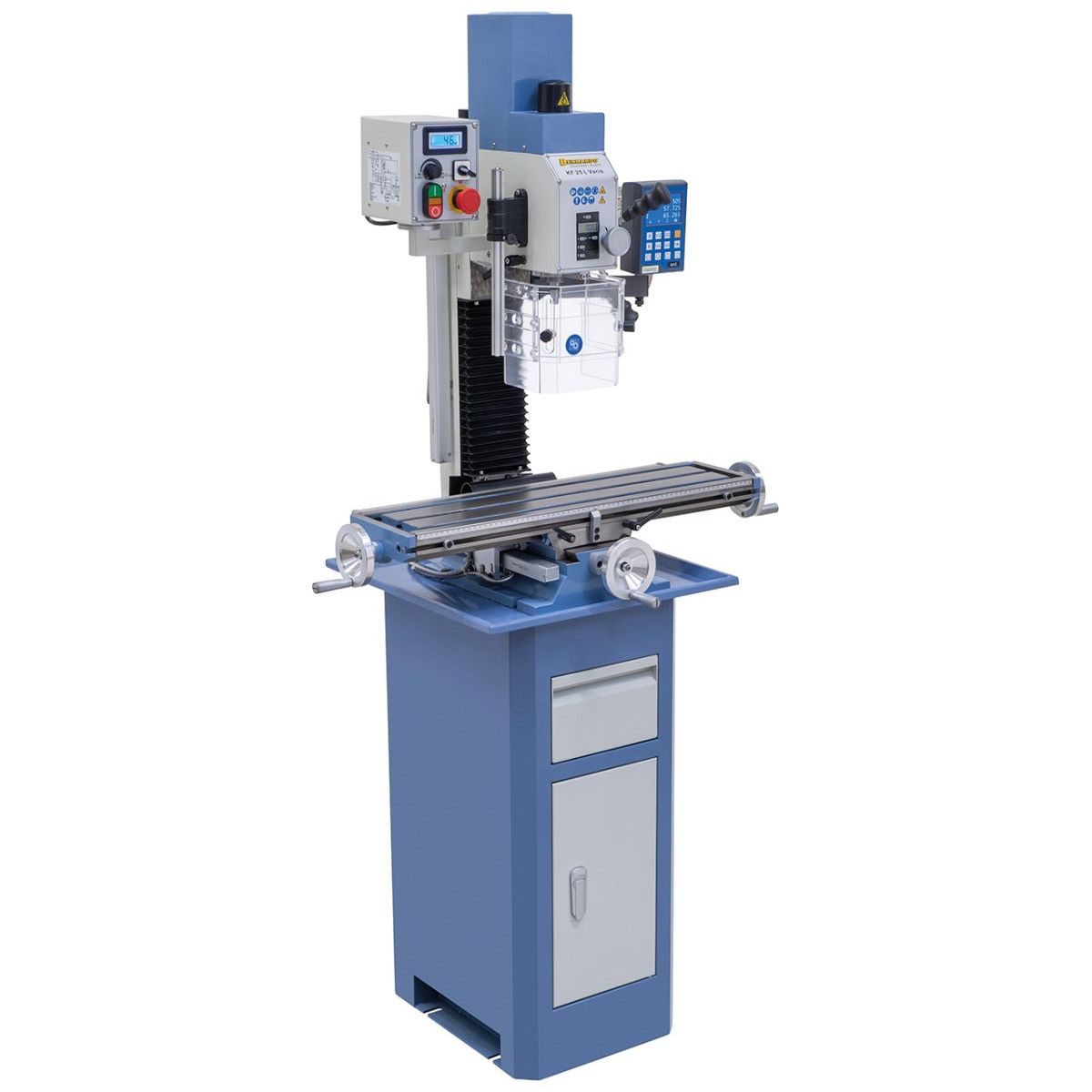 BERNARDO Bohr- und Fräsmaschine – Modell KF 25 L Vario inkl. 3-Achs Digitalanzeige DT 40