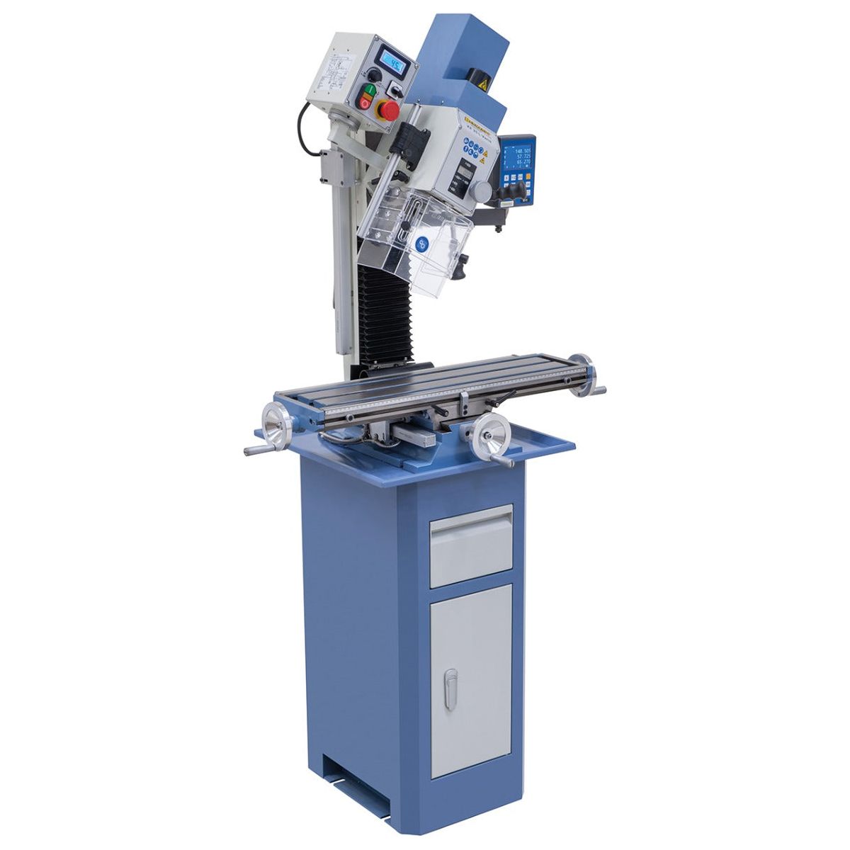 BERNARDO Bohr- und Fräsmaschine – Modell KF 25 L Vario inkl. 3-Achs Digitalanzeige DT 40