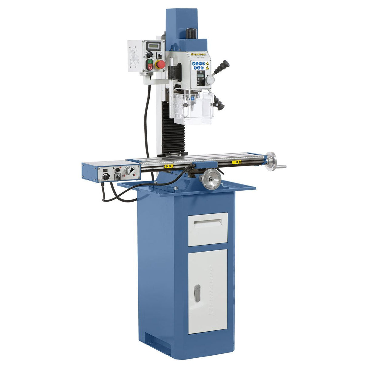 BERNARDO Bohr- und Fräsmaschine – Modell KF 25 PRO mit Vorschub