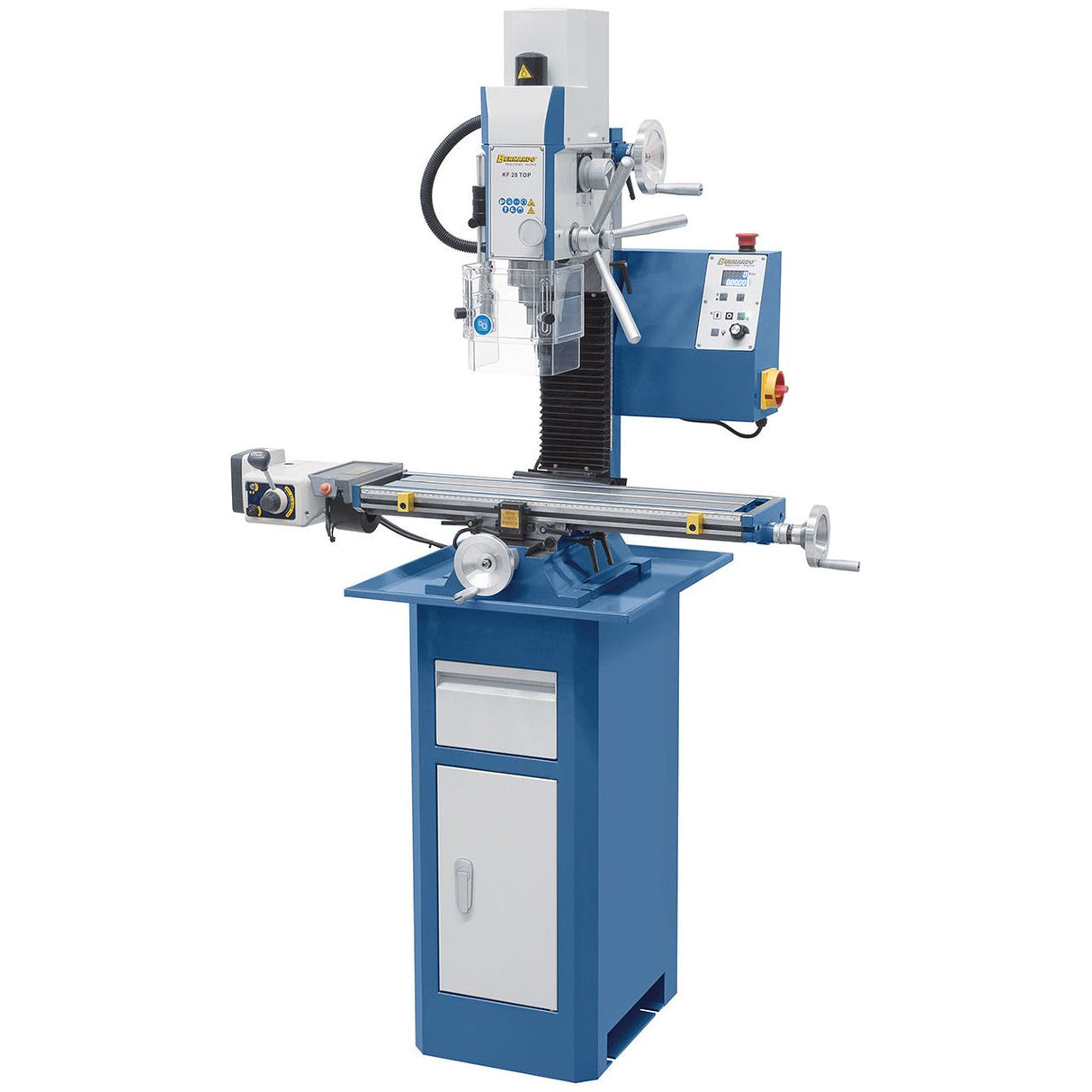 BERNARDO Bohr- und Fräsmaschine – Modell KF 28 Top mit Vorschub