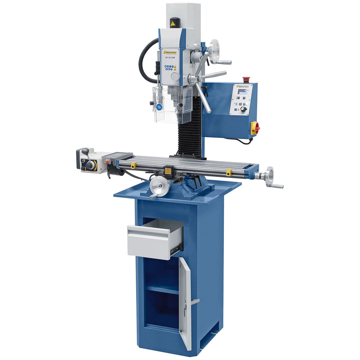 BERNARDO Bohr- und Fräsmaschine – Modell KF 28 Top mit Vorschub