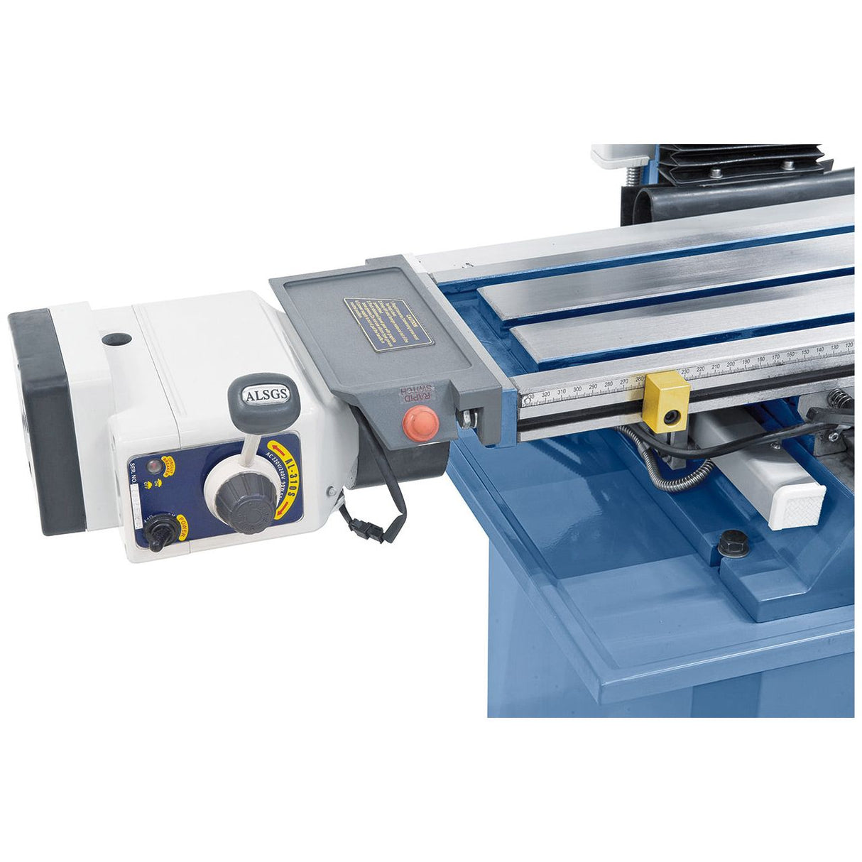BERNARDO Bohr- und Fräsmaschine – Modell KF 28 Top mit Vorschub inkl. 3-Achs Digitalanzeige