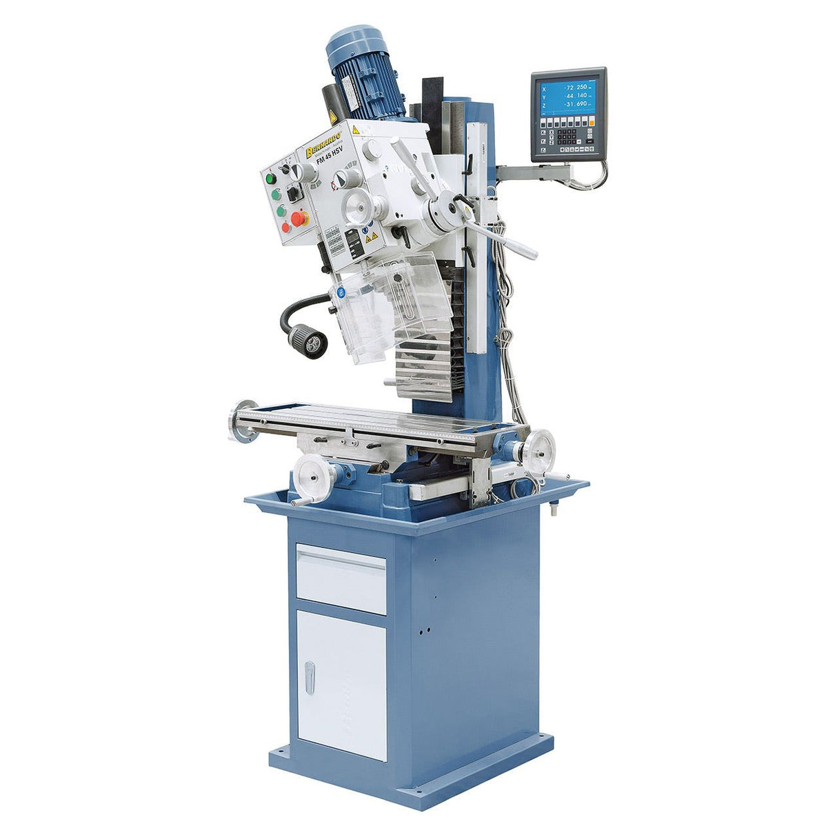 BERNARDO Bohr- und Fräsmaschine – Modell FM 45 HSV inkl. 3-Achs-Digitalanzeige ES-12 V