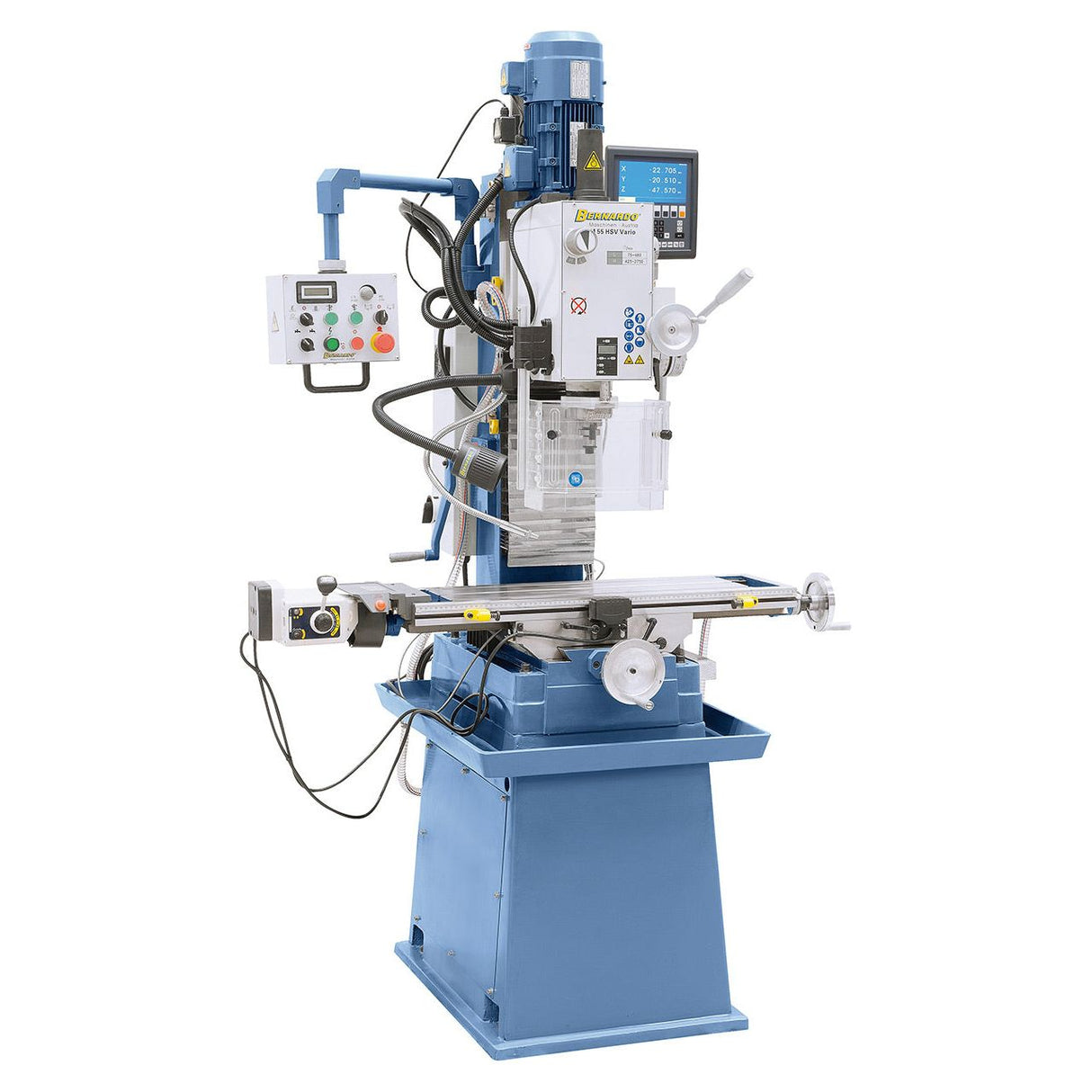 BERNARDO Bohr- und Fräsmaschine – Modell FM 55 HSV Vario inkl. 3-Achs-Digitalanzeige ES-12 V