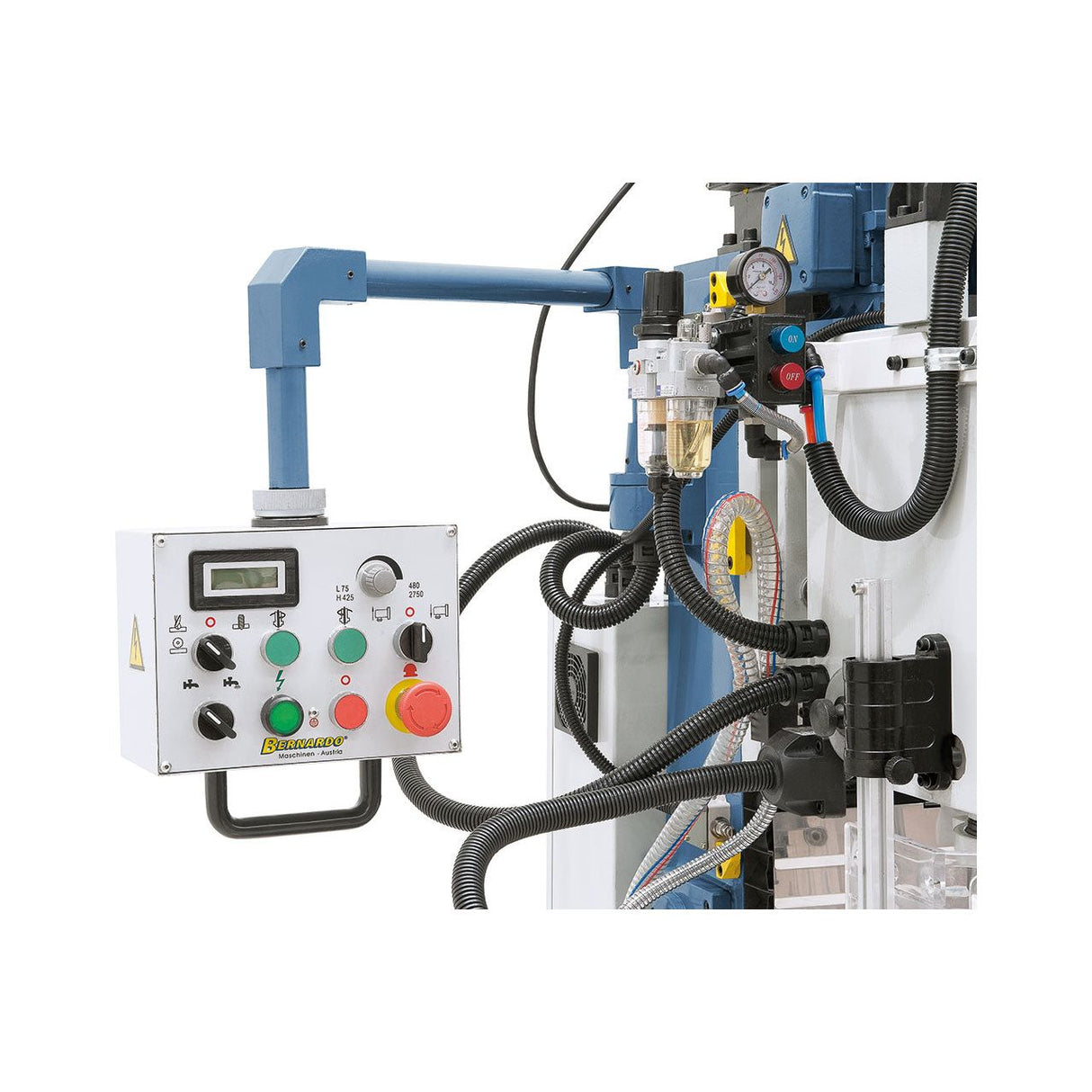 BERNARDO Bohr- und Fräsmaschine – Modell FM 55 HTC Vario inkl. 3-Achs-Digitalanzeige ES-12 V